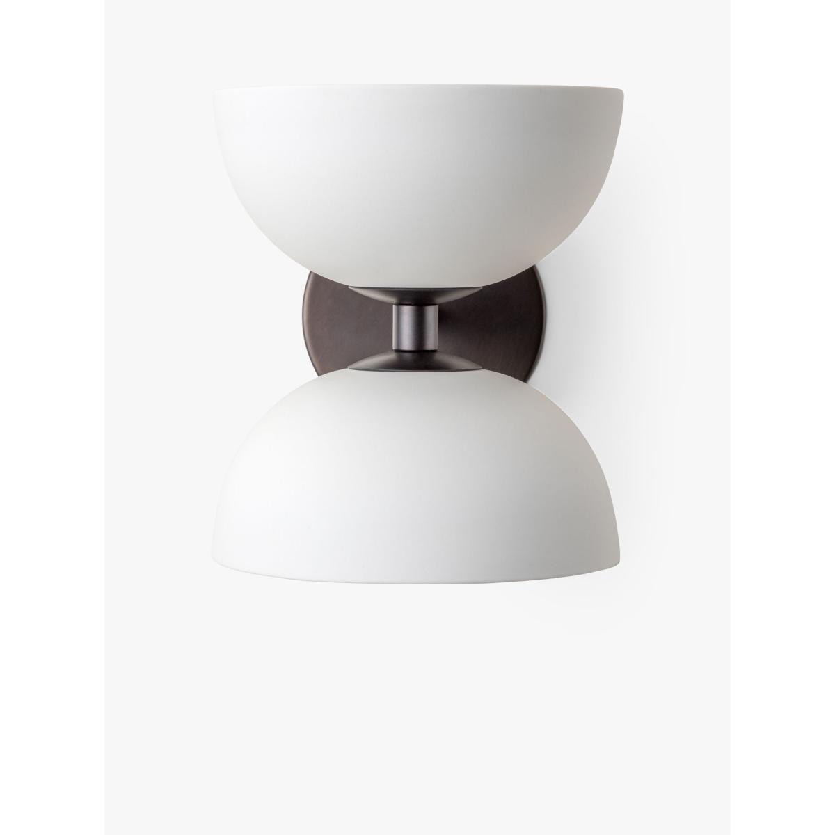 Lights & Lamps Ruzo 2 Light Porcelain Wall Light, Bronze/White – image 5