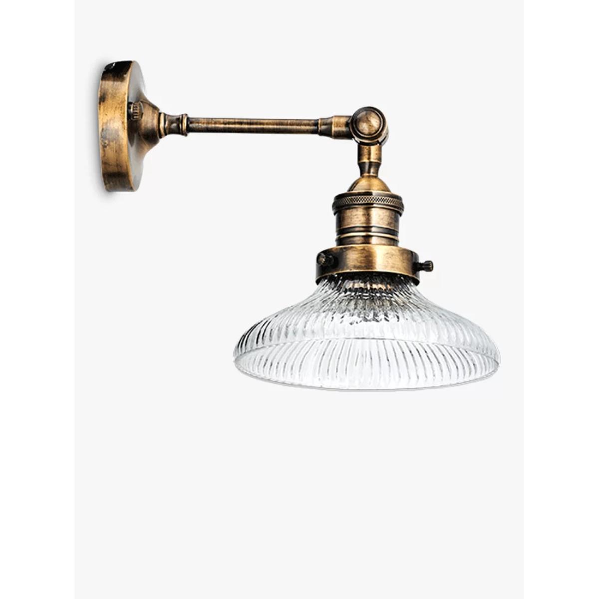 Nkuku Zowie Small Wall Light, Antique Brass – image 3