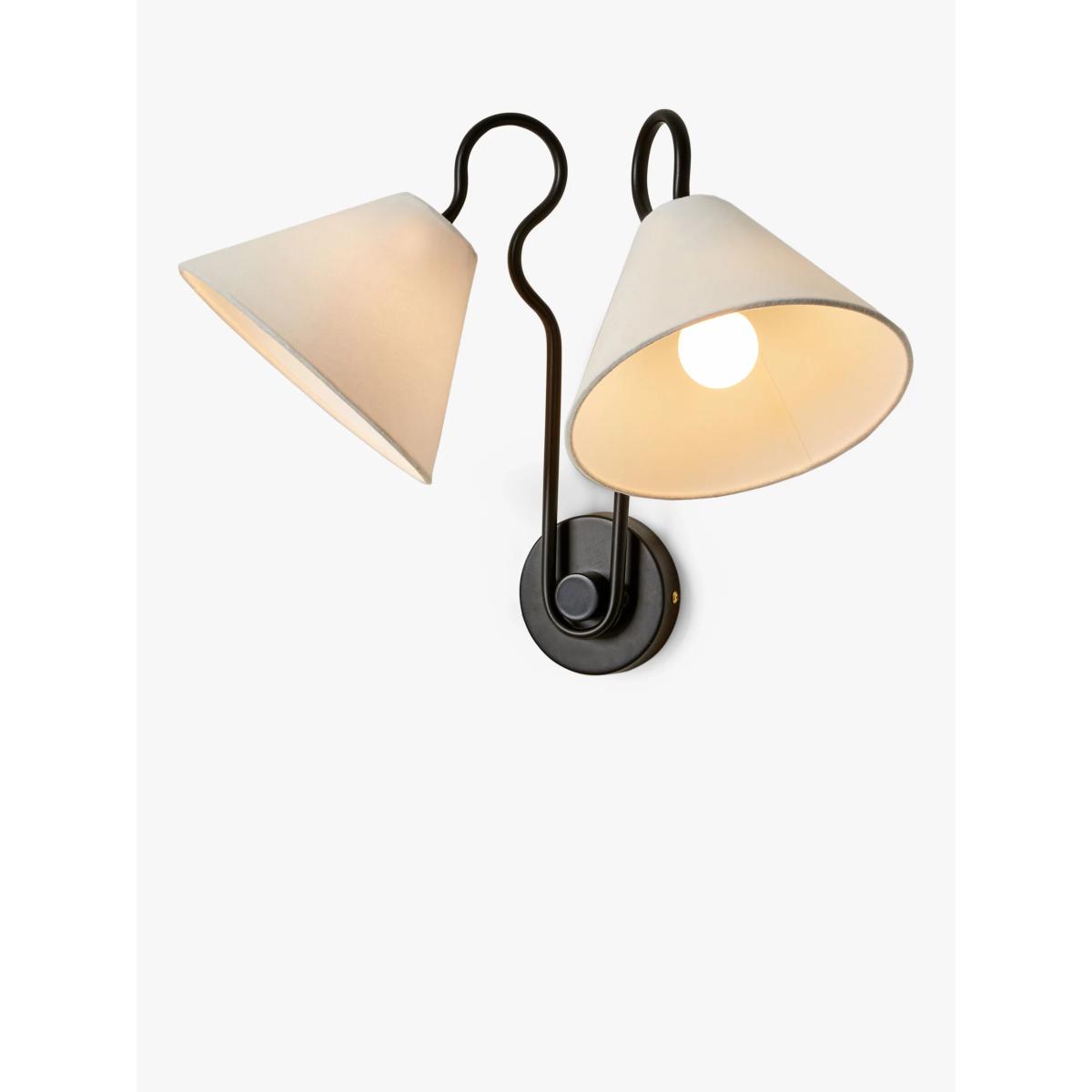 MADE Madelyn 2 Arm Wall Light, Black – image 2