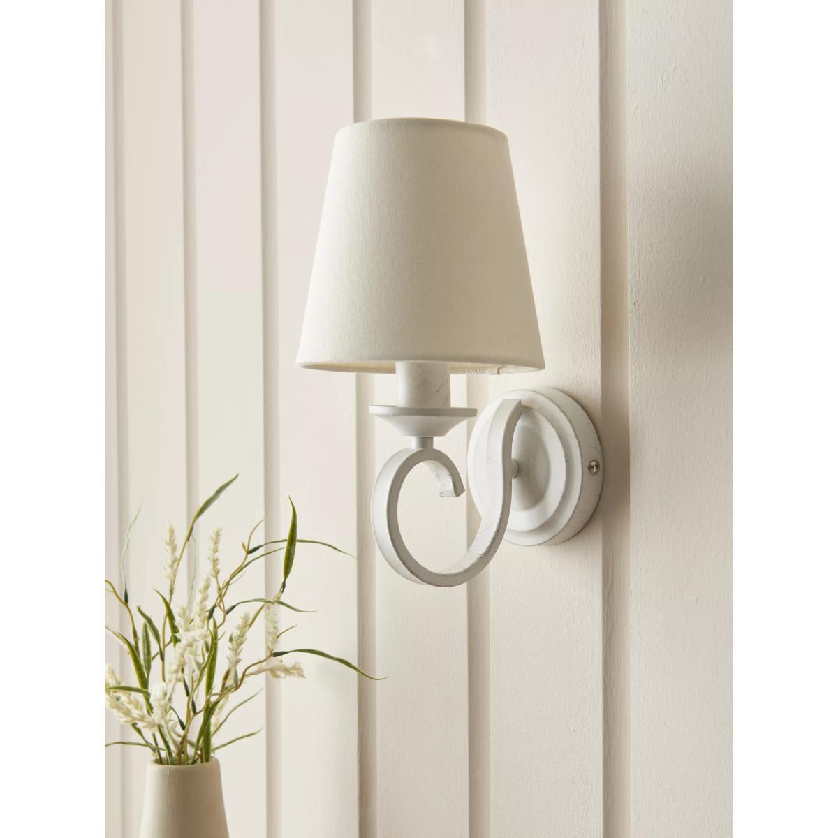 John Lewis Carlita Wall Light, White – image 7