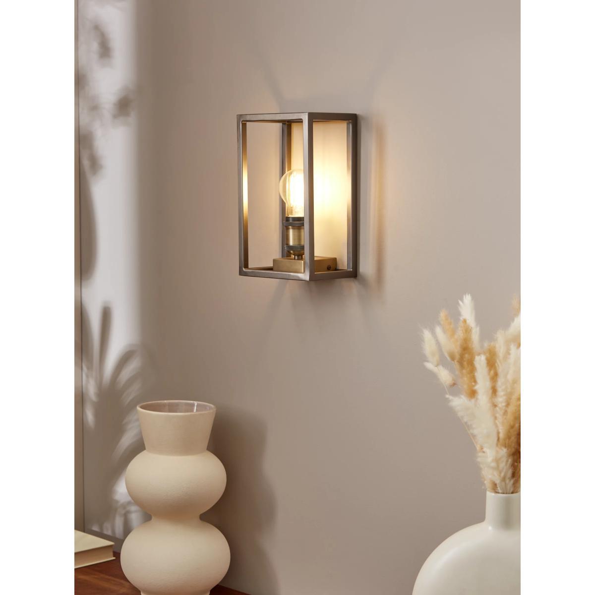John Lewis & Partners Boundary Wall Light, Brass/Pewter – image 2