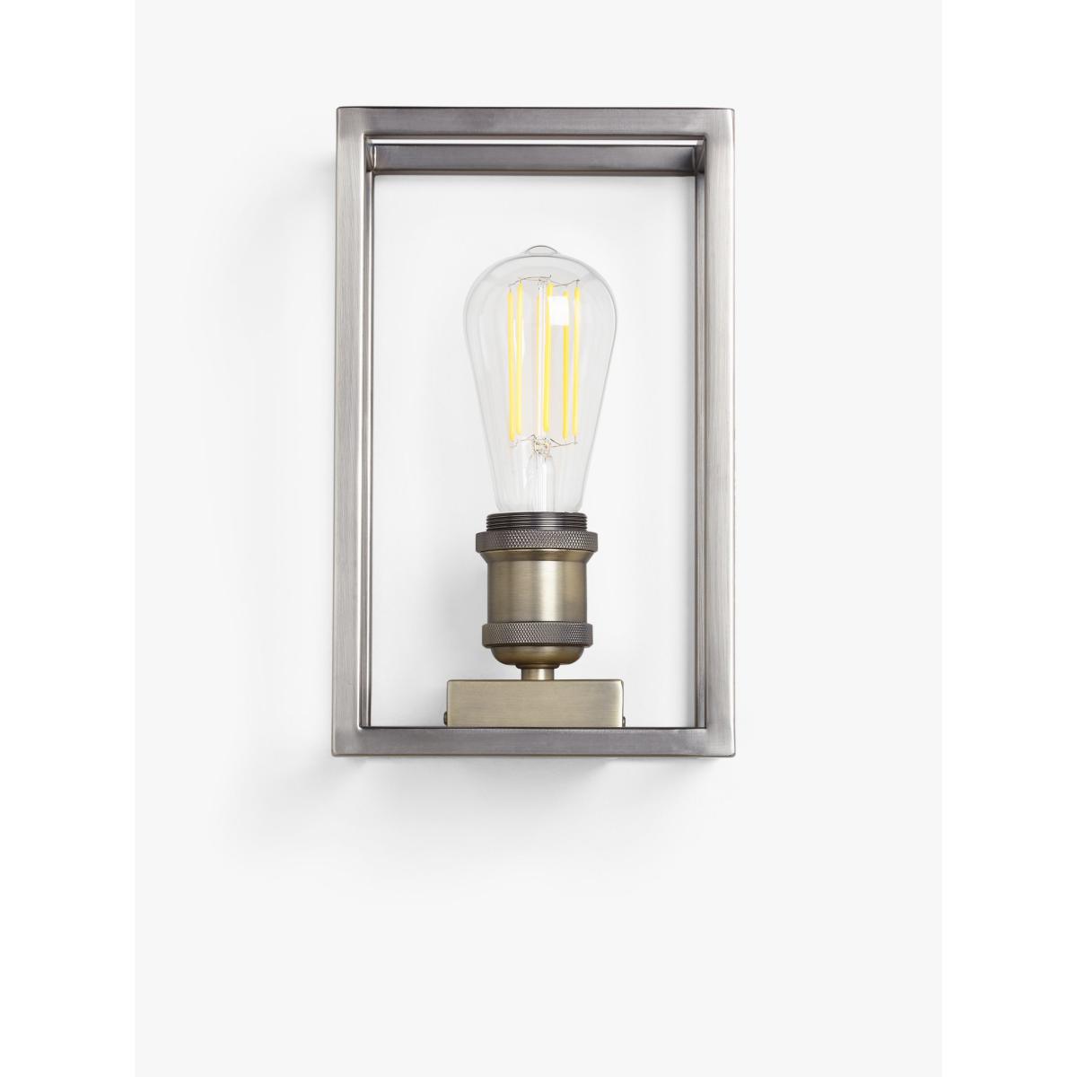 John Lewis & Partners Boundary Wall Light, Brass/Pewter – image 3