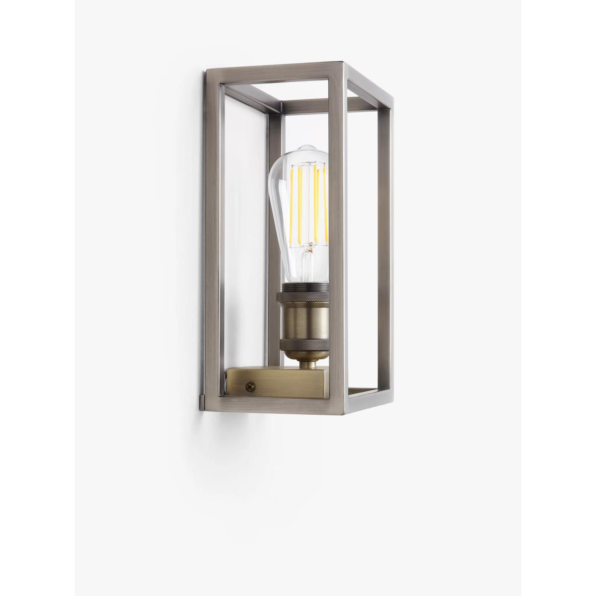 John Lewis & Partners Boundary Wall Light, Brass/Pewter – image 4