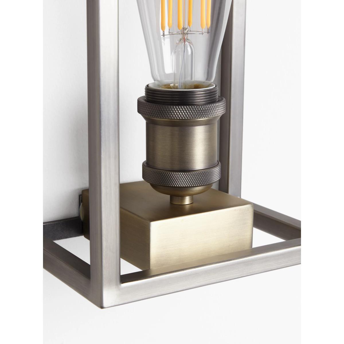 John Lewis & Partners Boundary Wall Light, Brass/Pewter – image 6