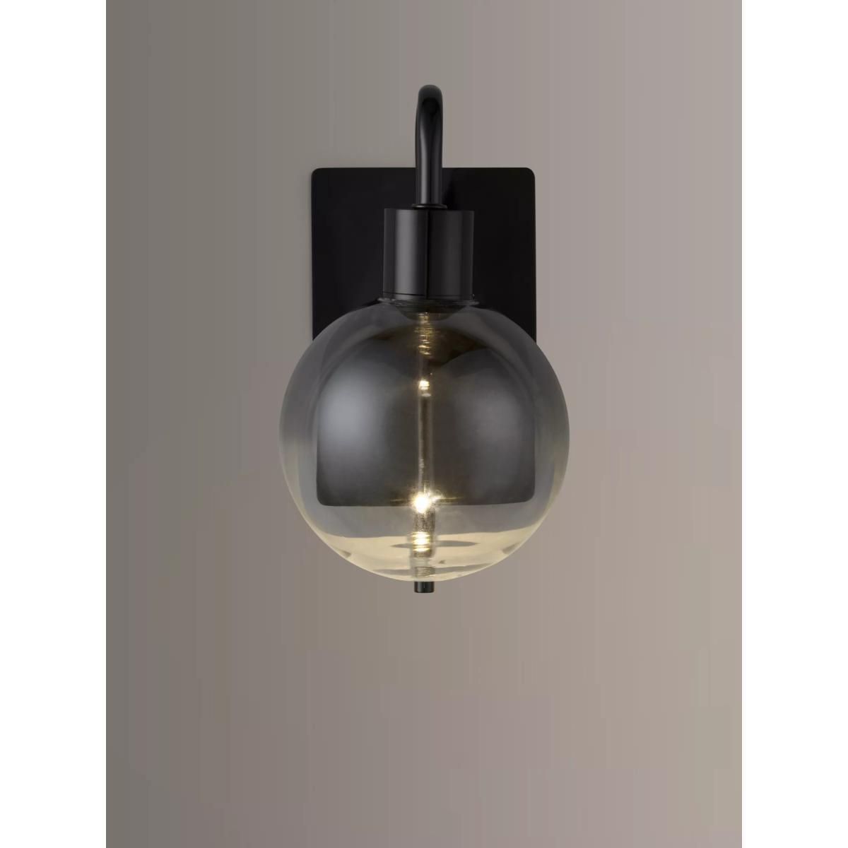 John Lewis & Partners Dano LED Ombre Lustre Single Wall Light, Smoke – image 2