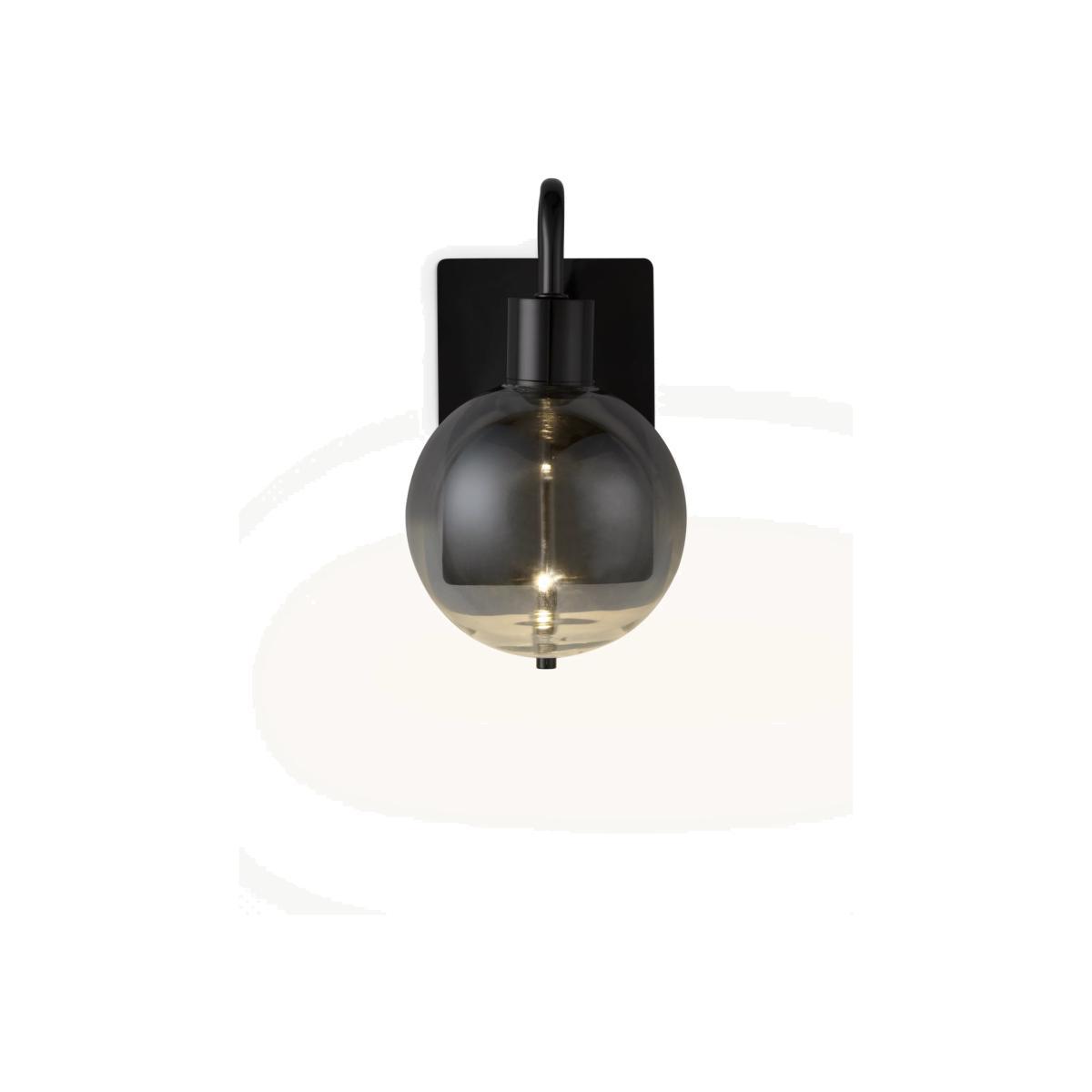 John Lewis & Partners Dano LED Ombre Lustre Single Wall Light, Smoke – image 1