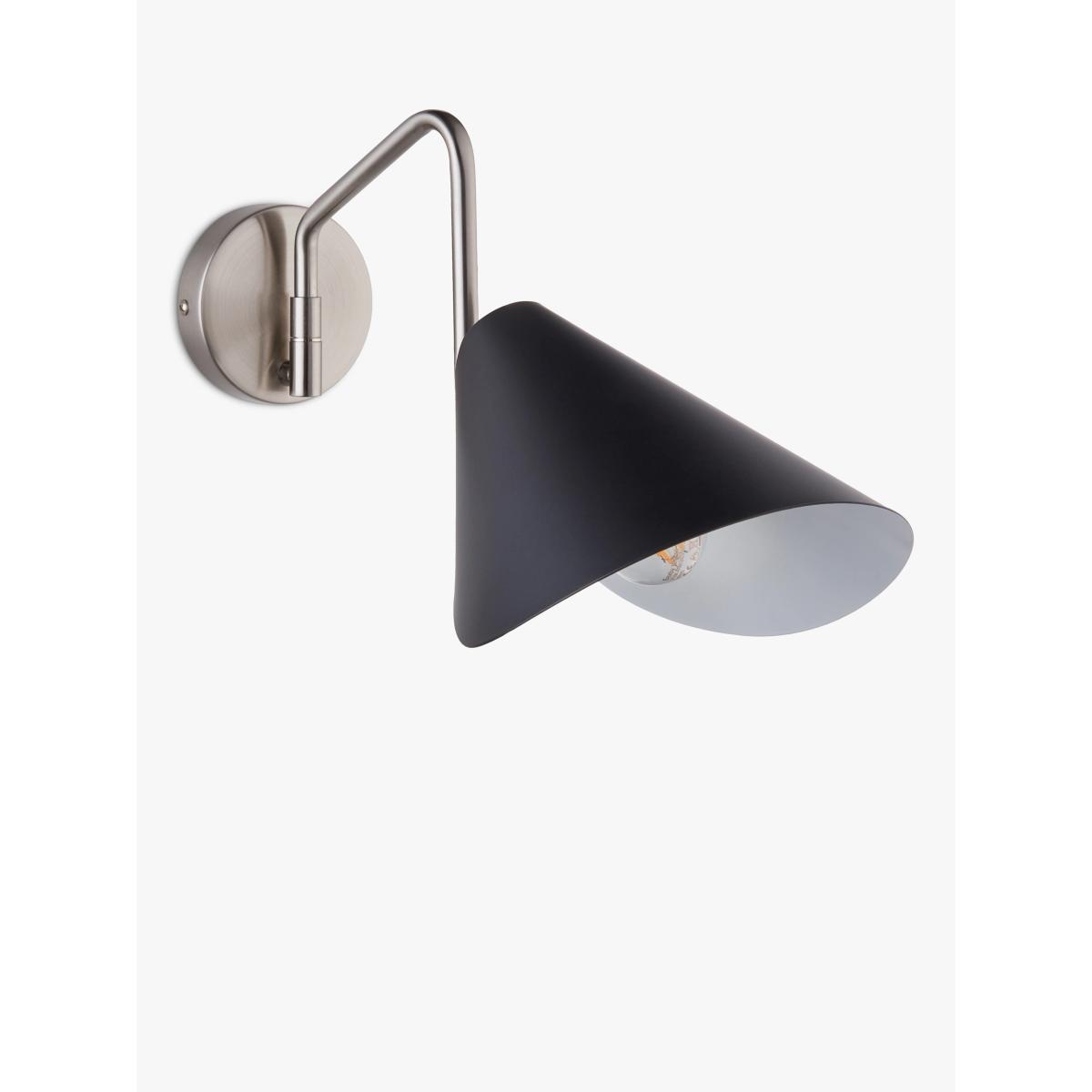 John Lewis Leaf Wall Light, Black – image 2