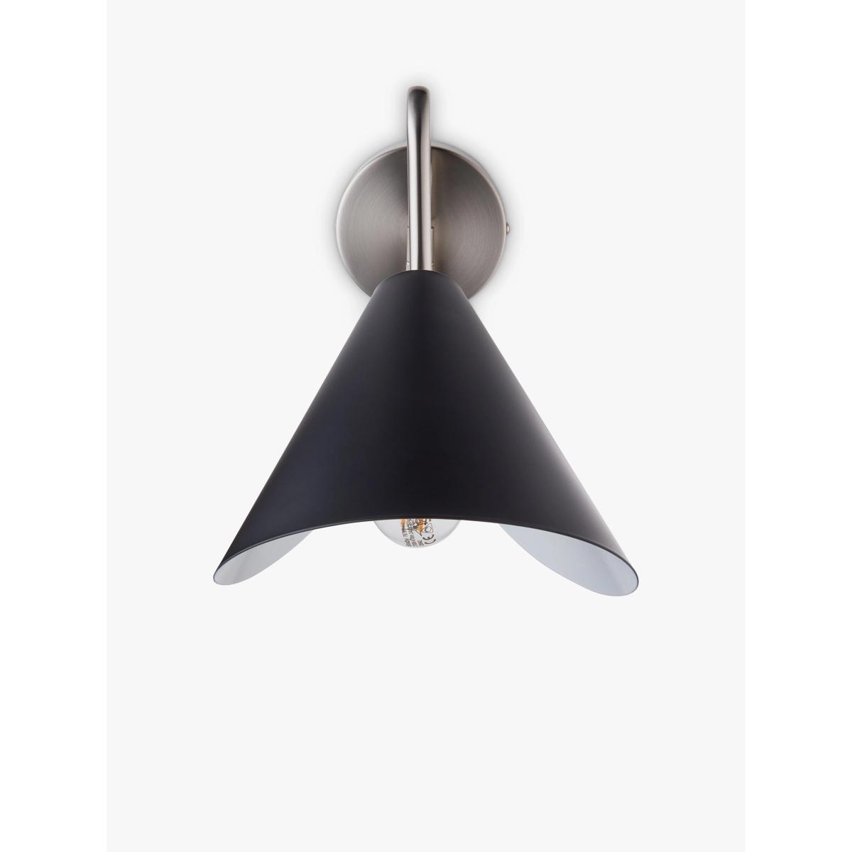 John Lewis Leaf Wall Light, Black – image 3