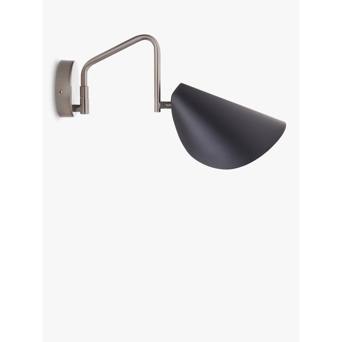 John Lewis Leaf Wall Light, Black – image 4