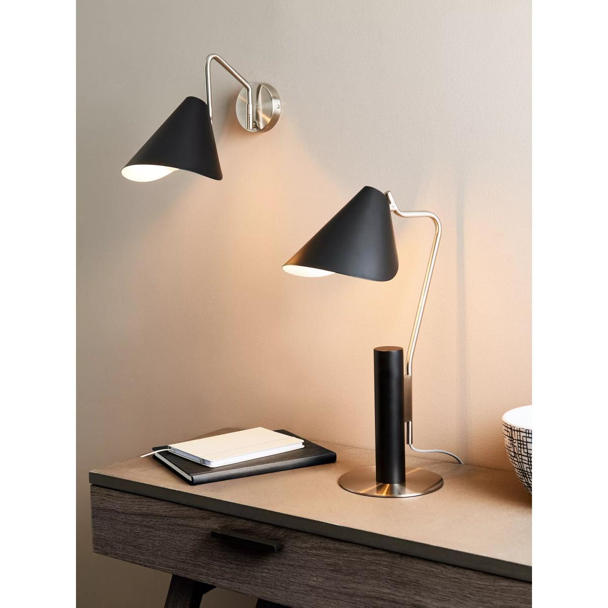 John Lewis Leaf Wall Light, Black – image 8