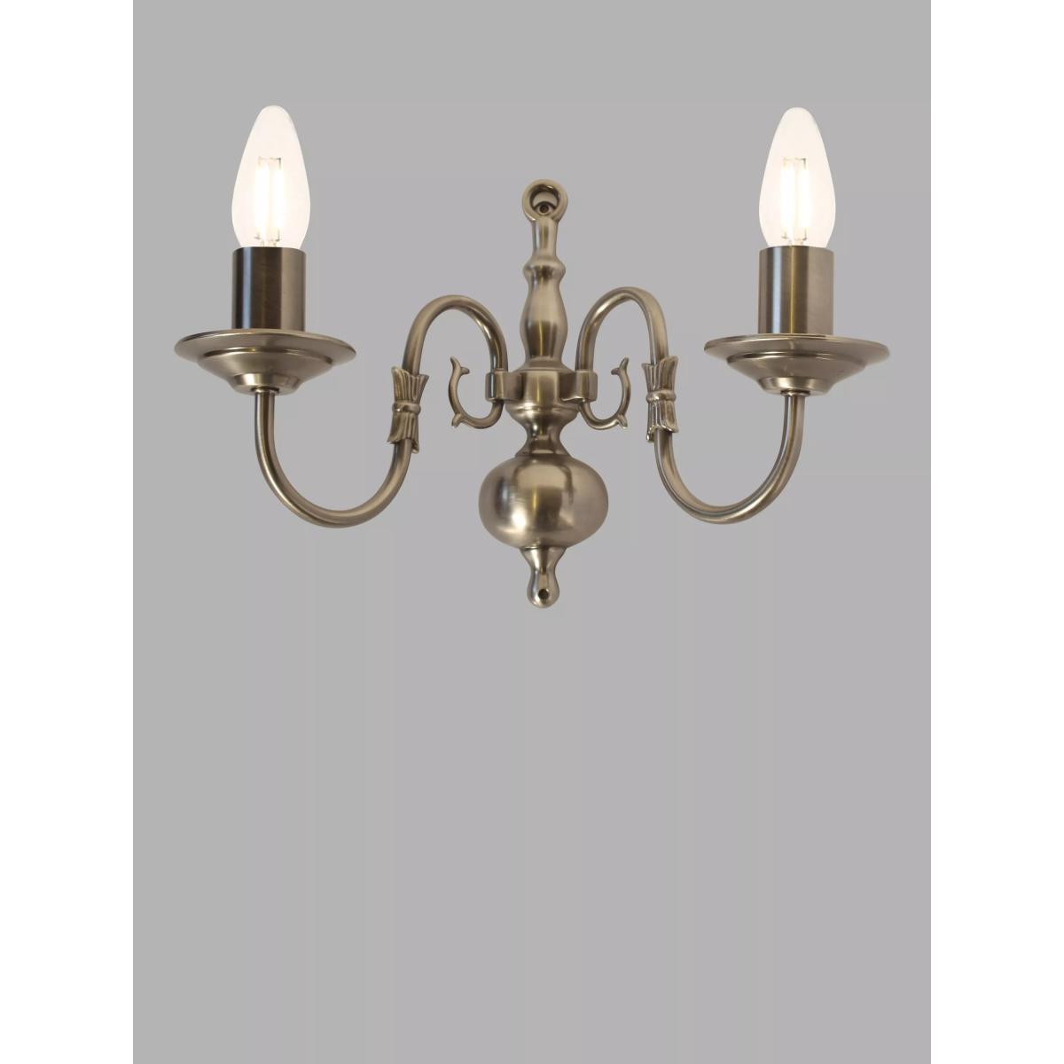 Impex Flemish Double Arm Wall Light – image 2