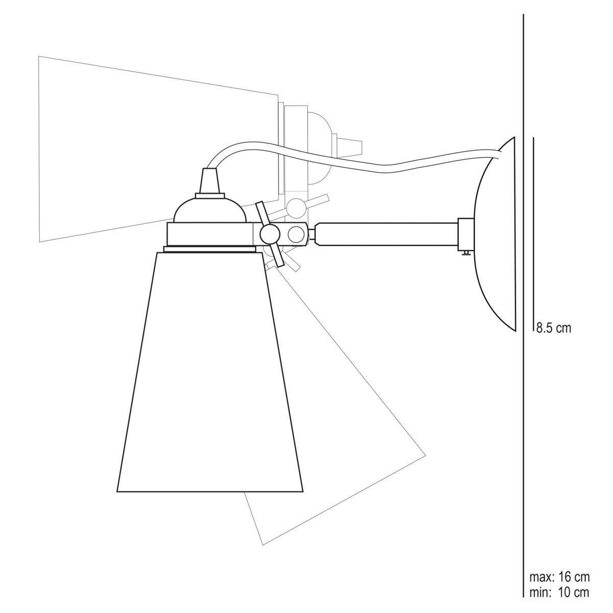 Original BTC Hector Pleat Wall Light – image 9