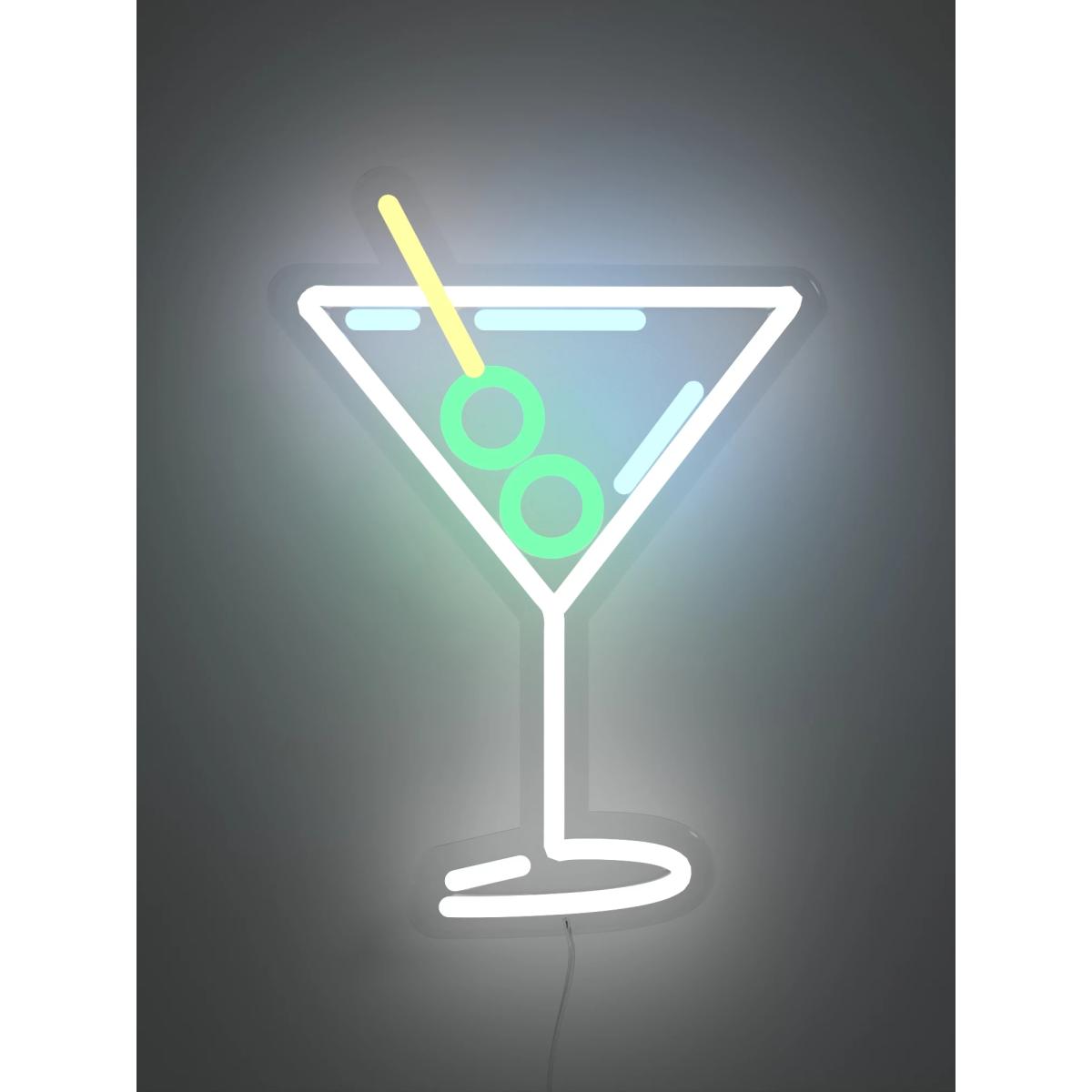 Yellowpop Icon Dirty Martini LED Neon Sign, Multi – image 2