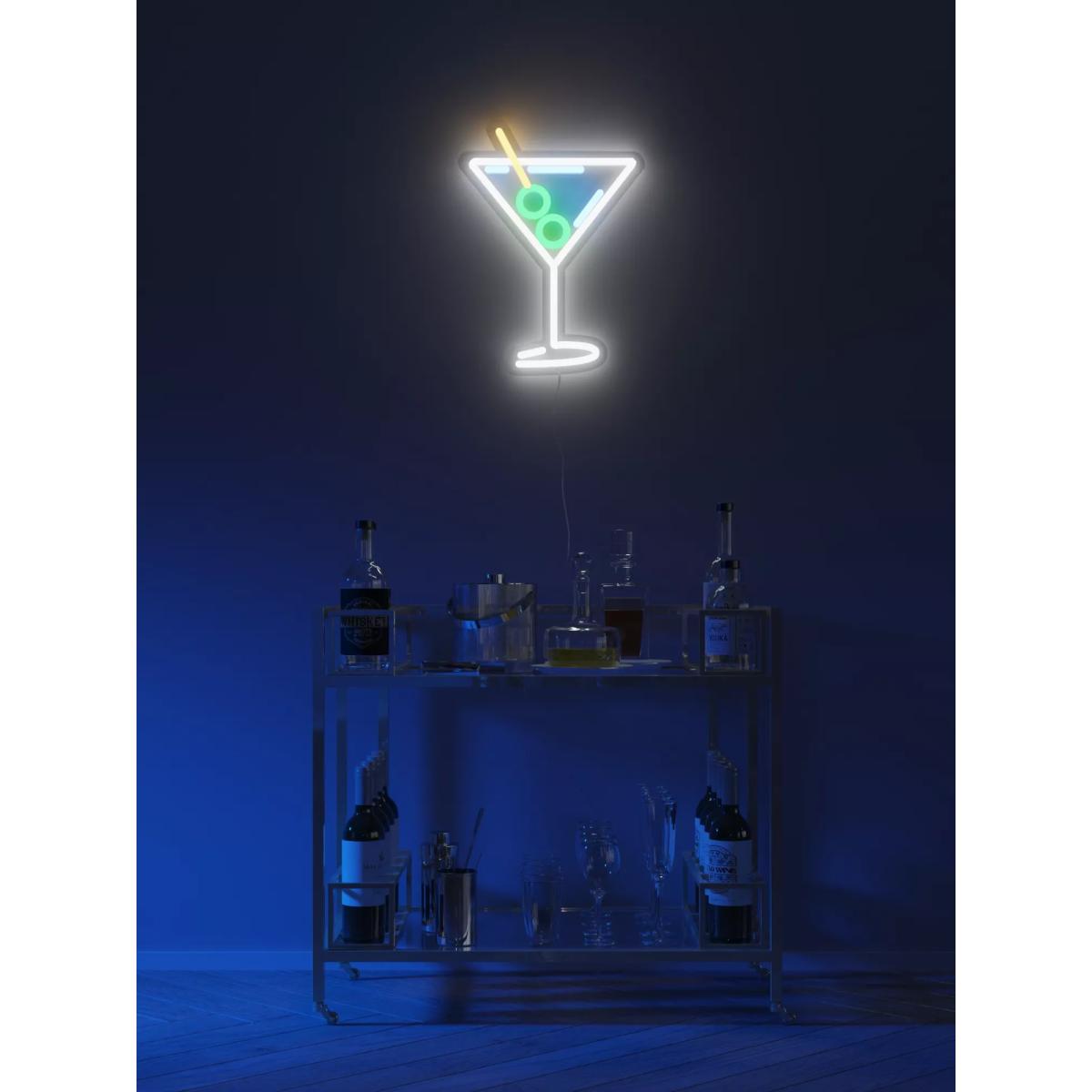 Yellowpop Icon Dirty Martini LED Neon Sign, Multi – image 3