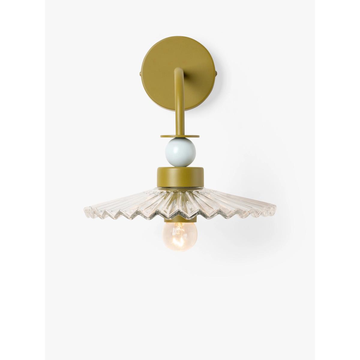 houseof Ribbed Wall Light, Moss Green/Blue – image 3