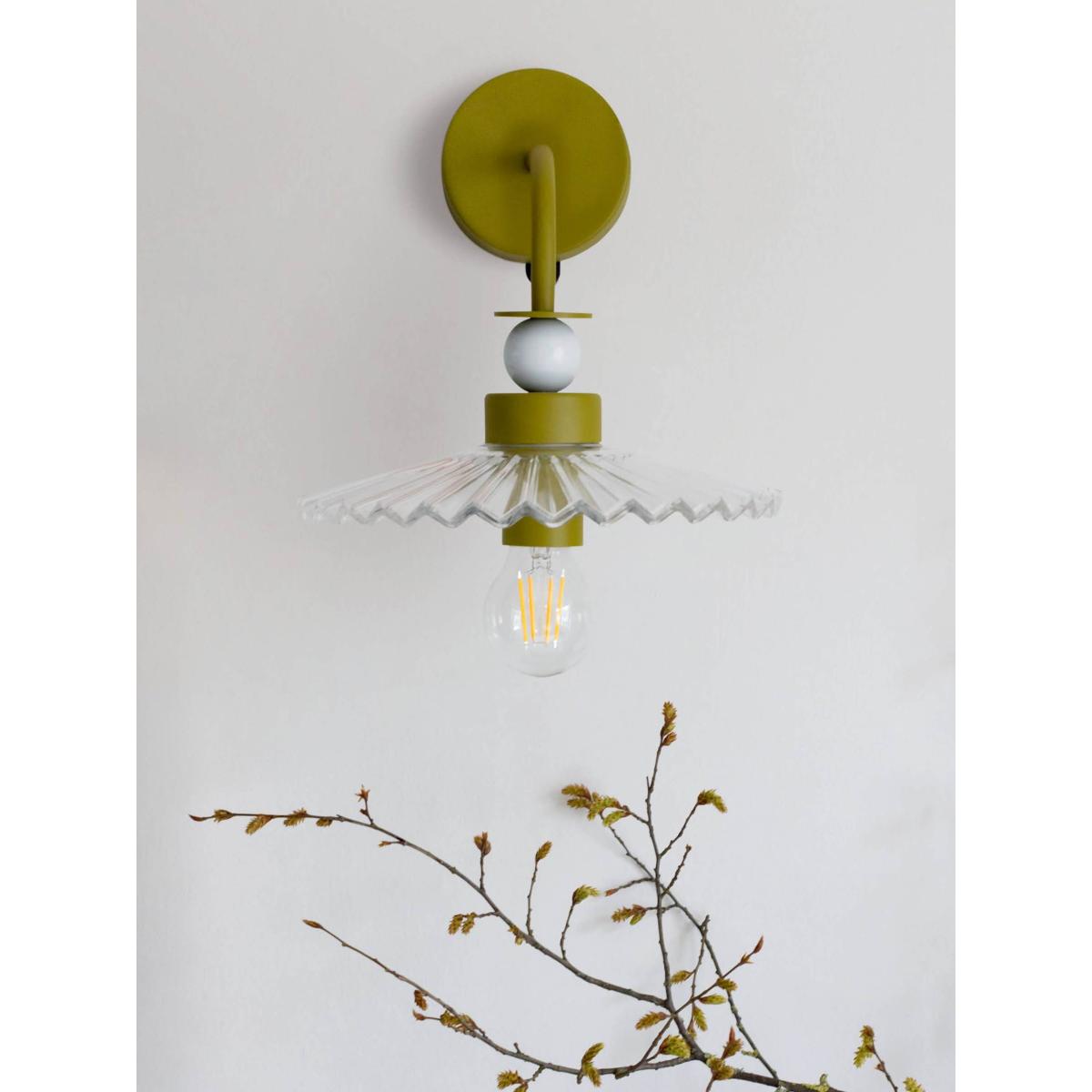 houseof Ribbed Wall Light, Moss Green/Blue – image 5