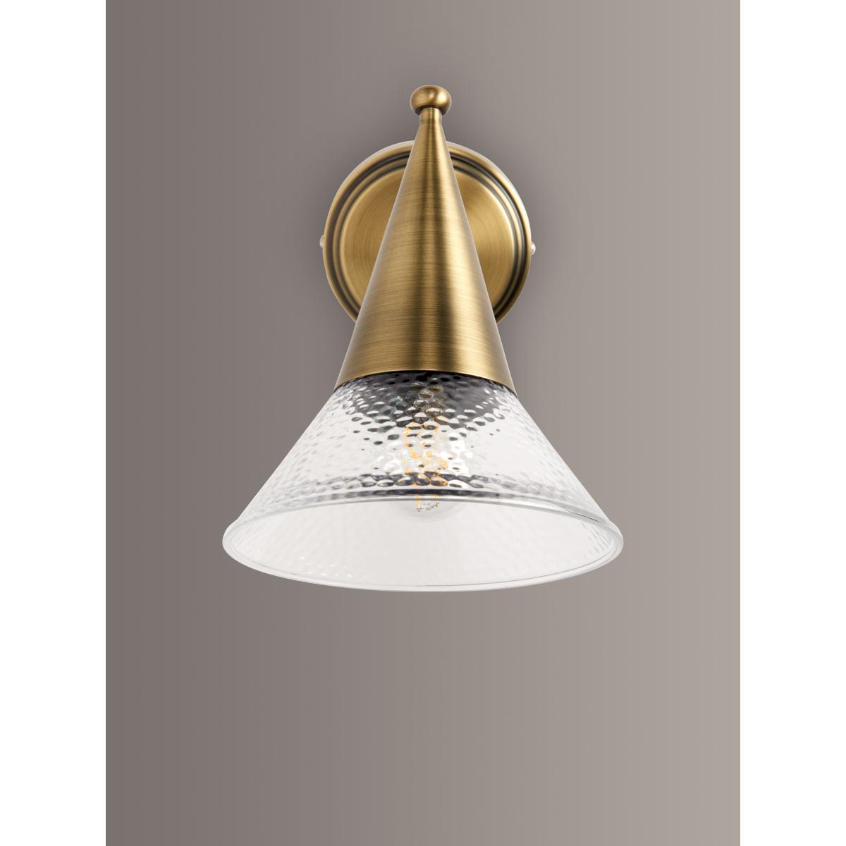 John Lewis & Partners Trumpet Wall Light, Antique Brass – image 3