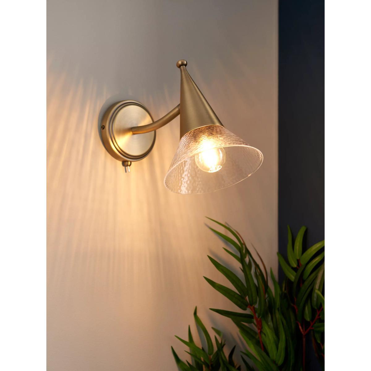 John Lewis & Partners Trumpet Wall Light, Antique Brass – image 7