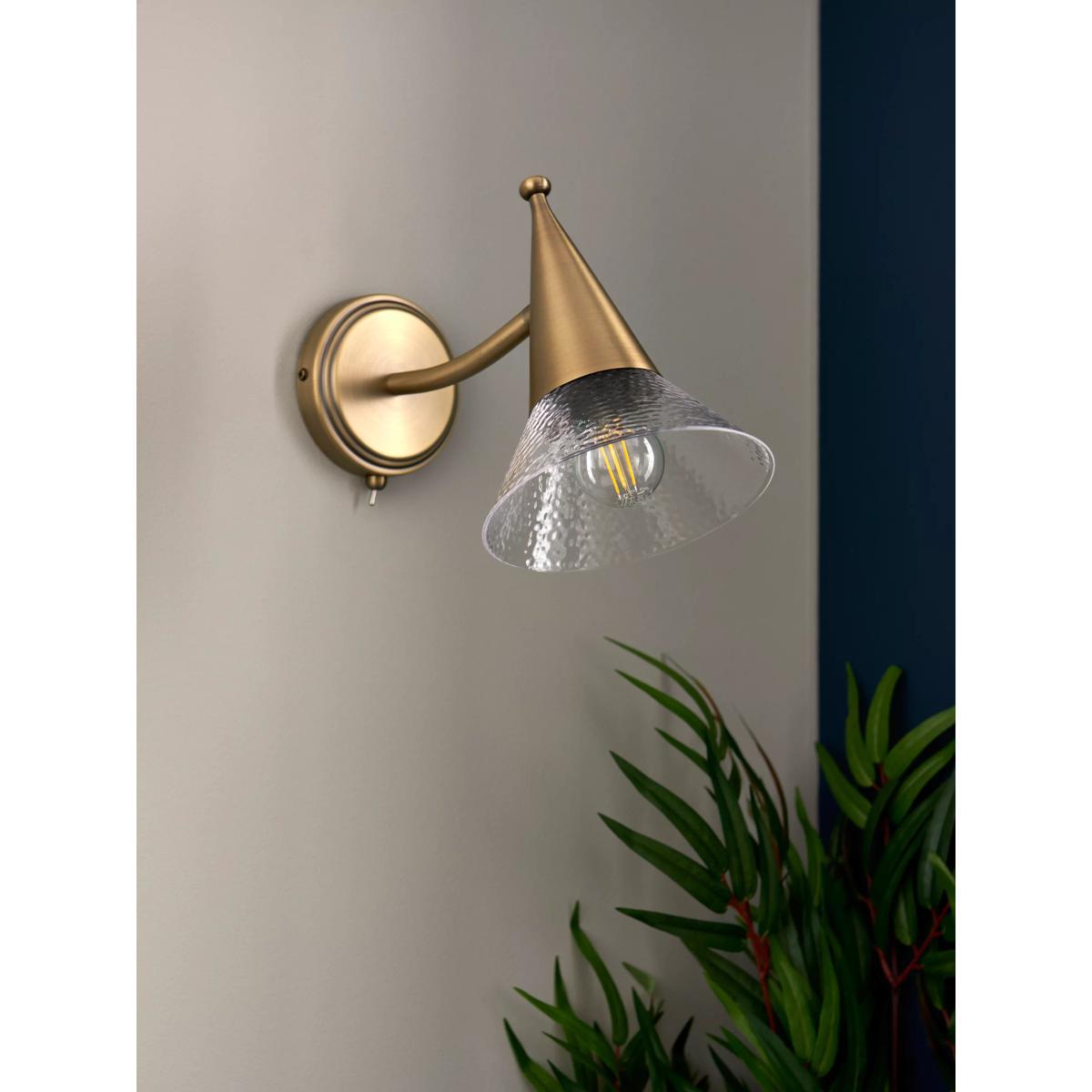 John Lewis & Partners Trumpet Wall Light, Antique Brass – image 8