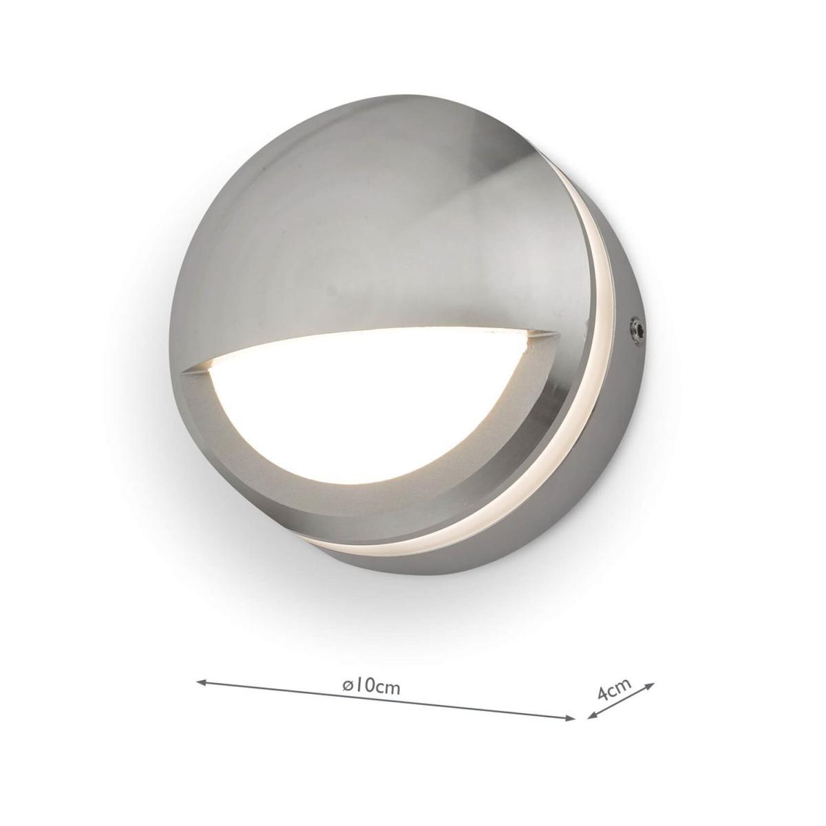 Där Akos Eyelid LED Outdoor Wall Light, Aluminium – image 3