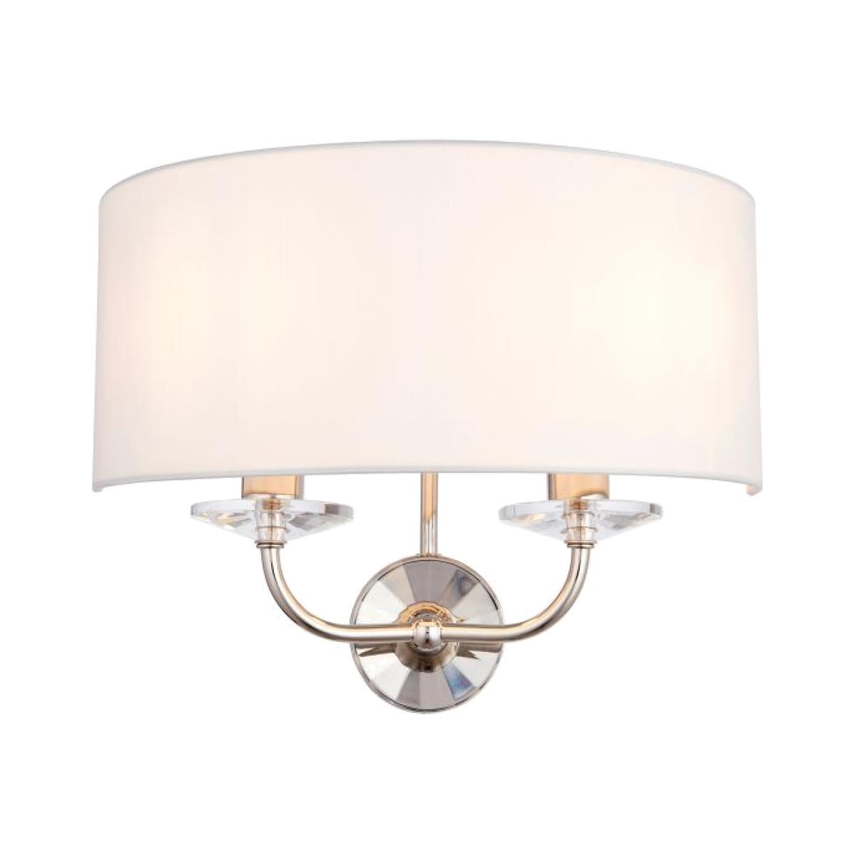 Hillston 2 Light Wall Light - Silver