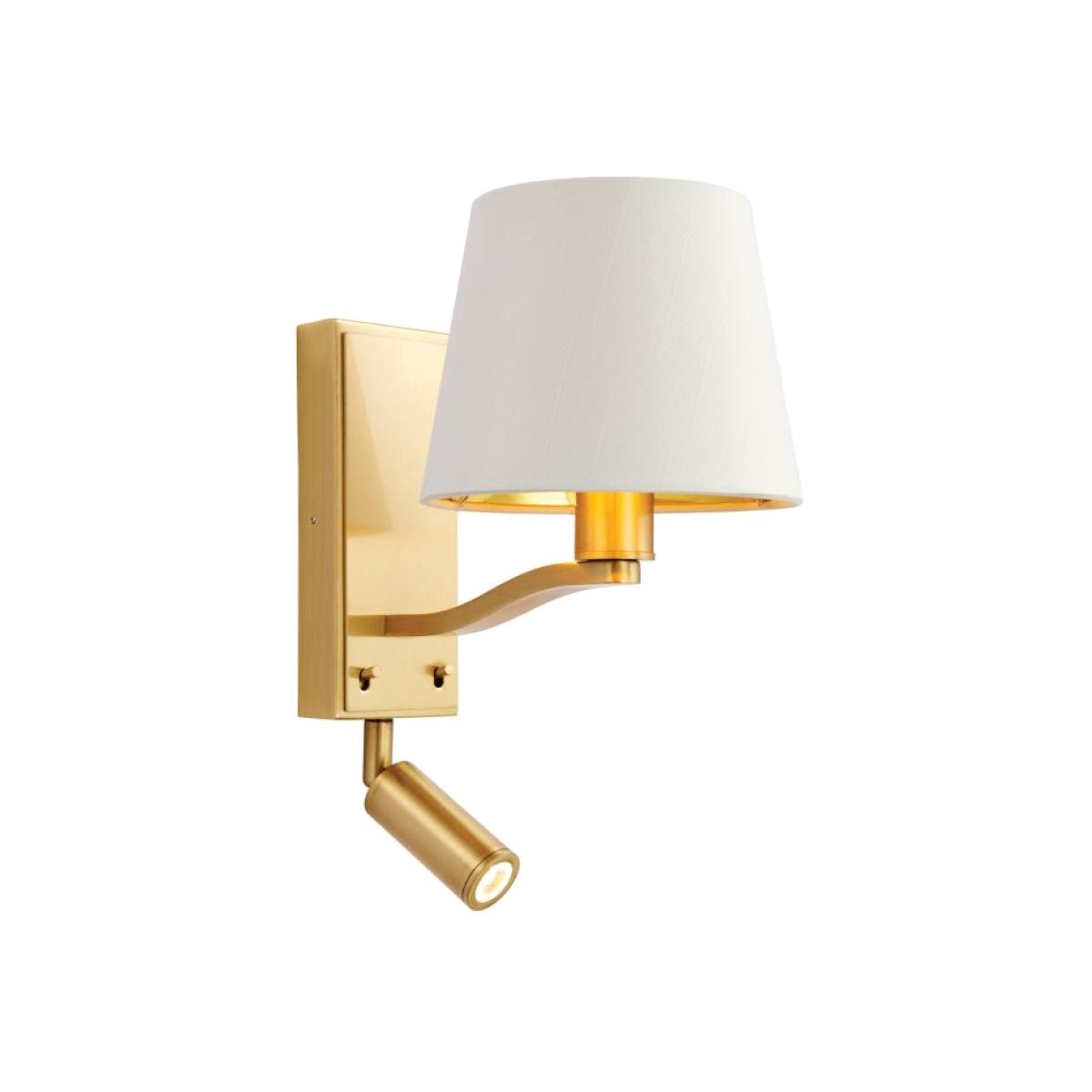 Hendrix 1 Light Large Wall Light - Gold