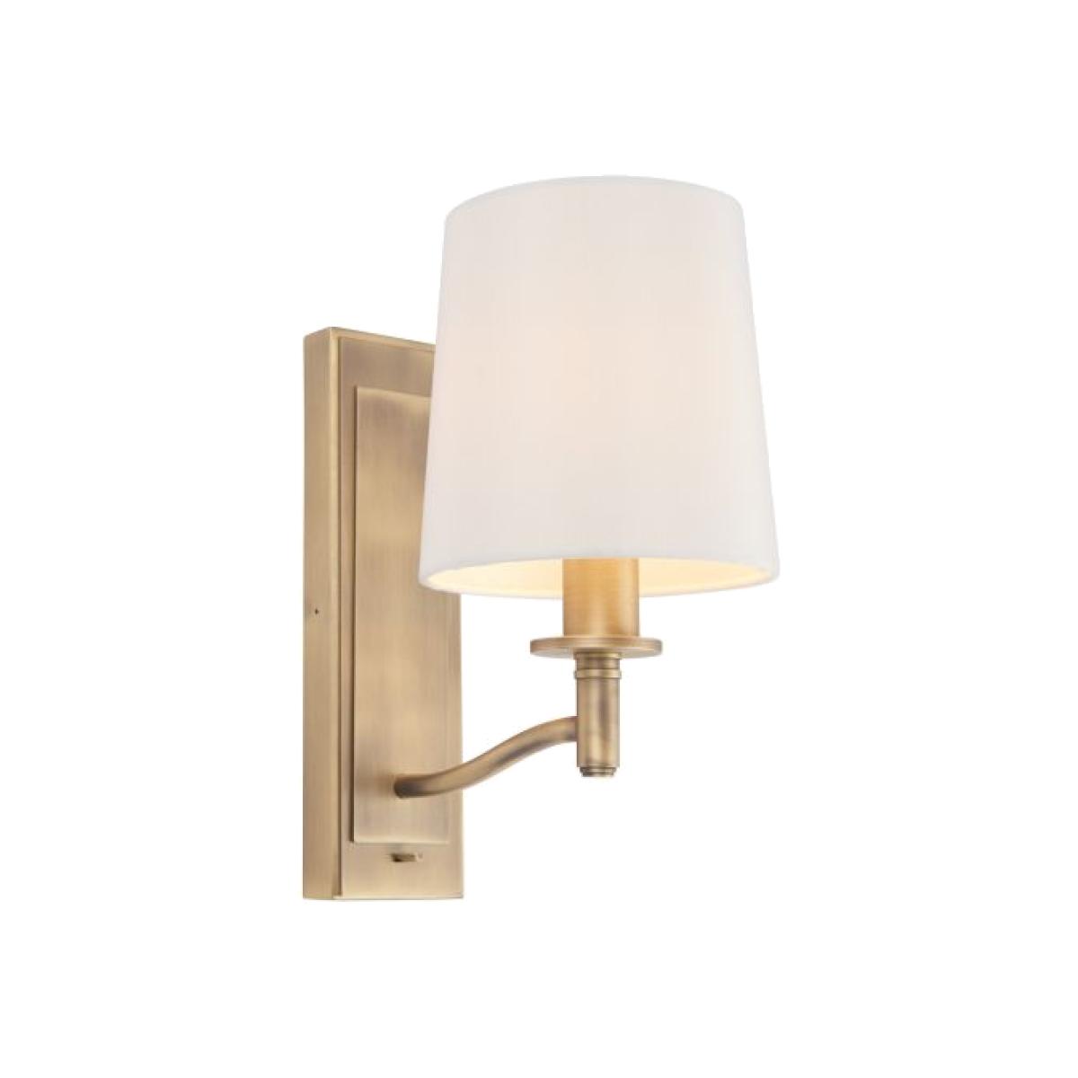 Octavio 1 Light Wall Light - Brass