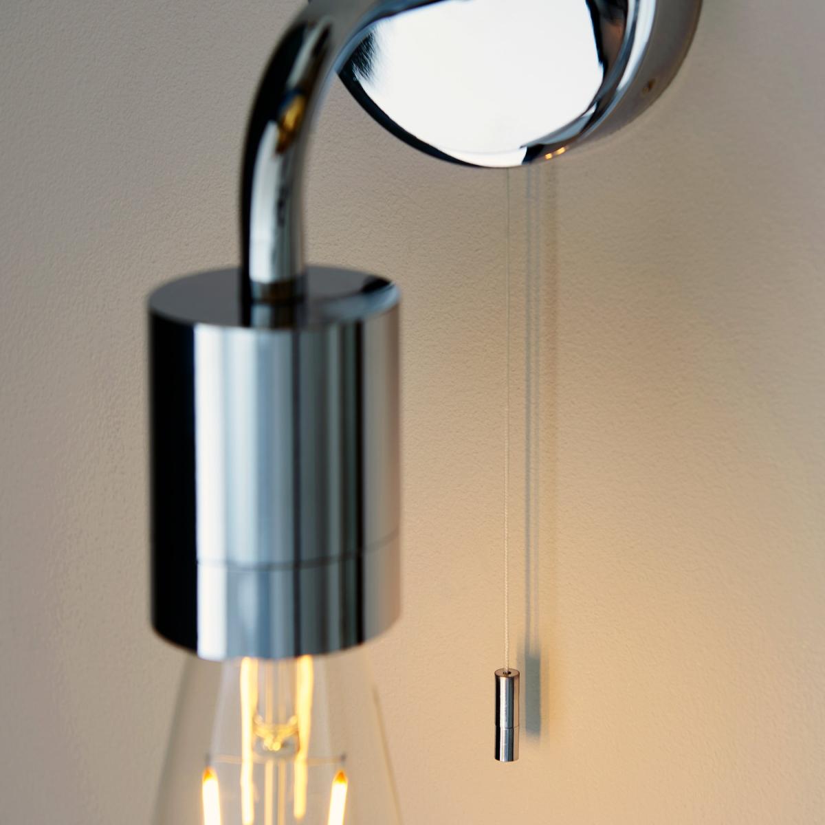 Modern Wall Light - Chrome – image 3