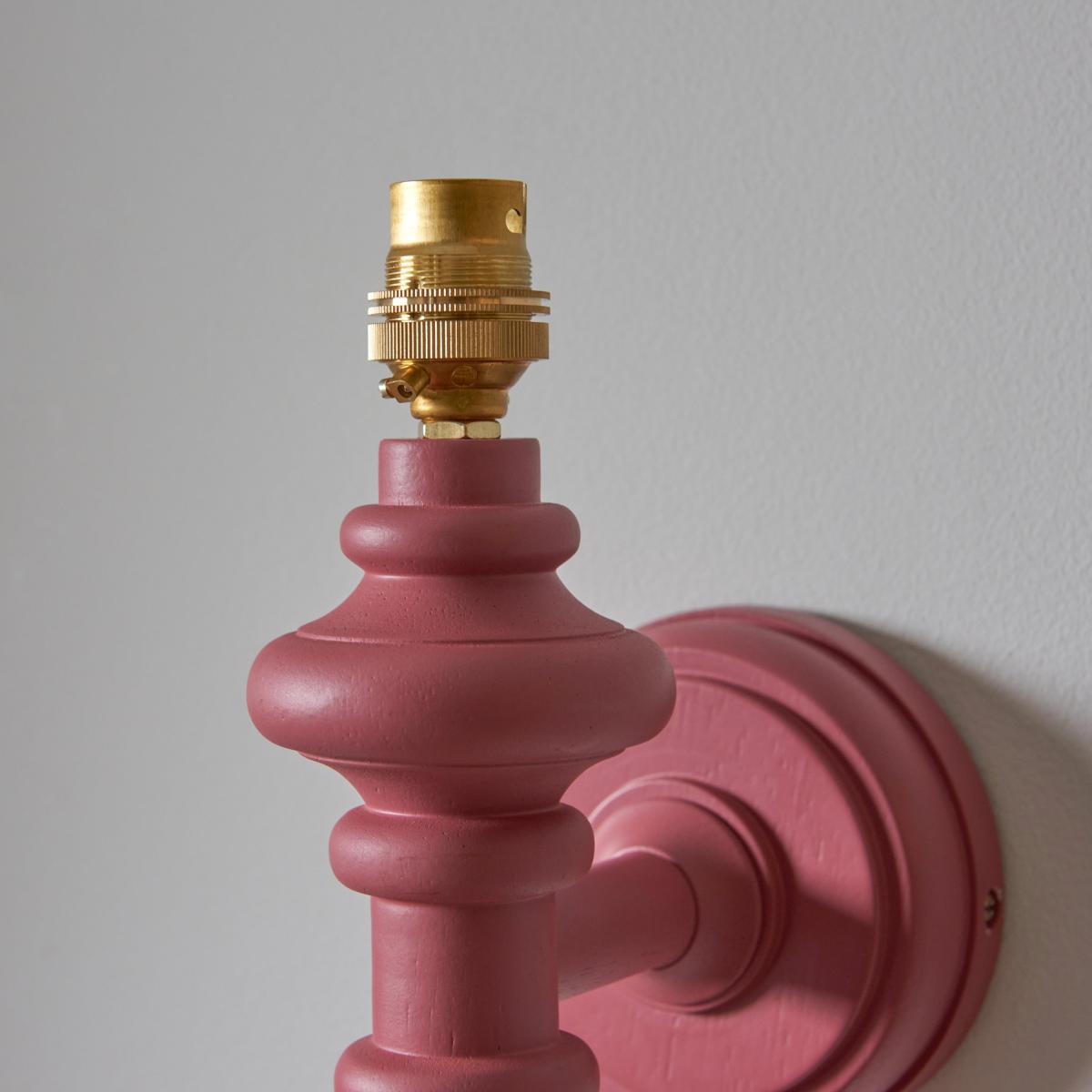 Carnaby Wall Light Fitting - Pink Clay – image 2