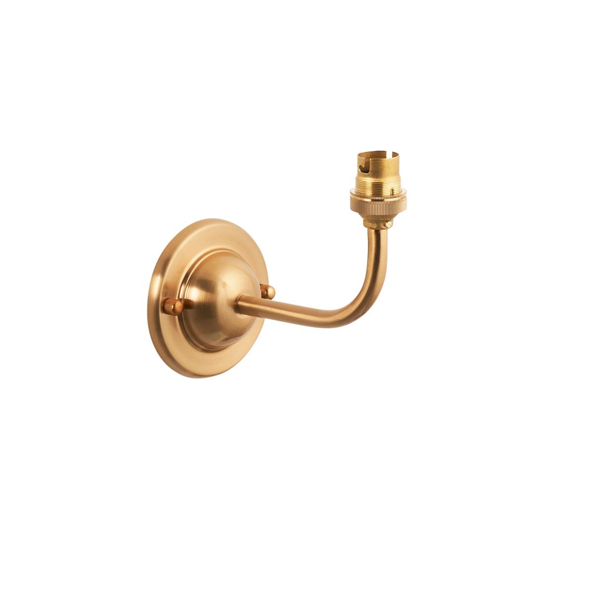 Dome Arc Wall Light Fitting - Aged Brass – image 2