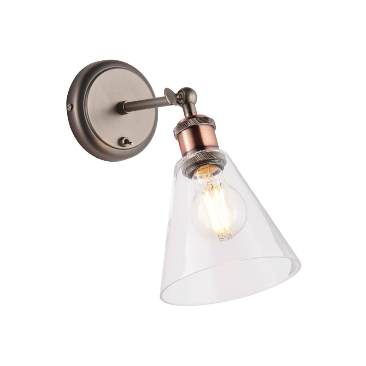 Hal 1 Light Wall Light - Silver