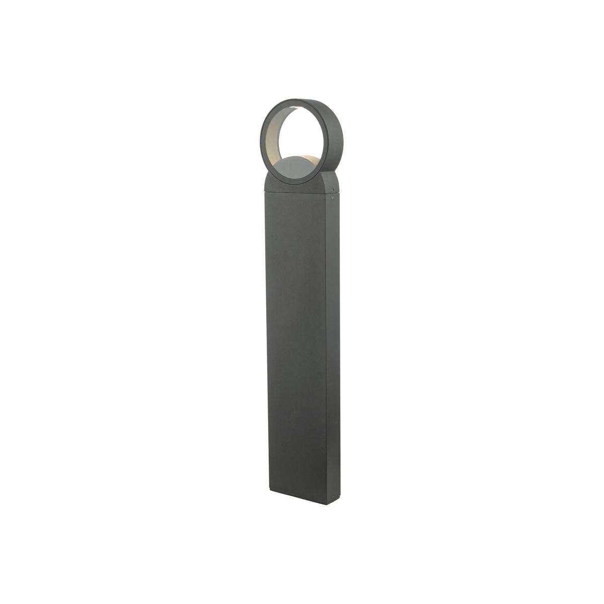 dar lighting REO4539 Outdoor Post With Square Light Anthracite IP65 LED