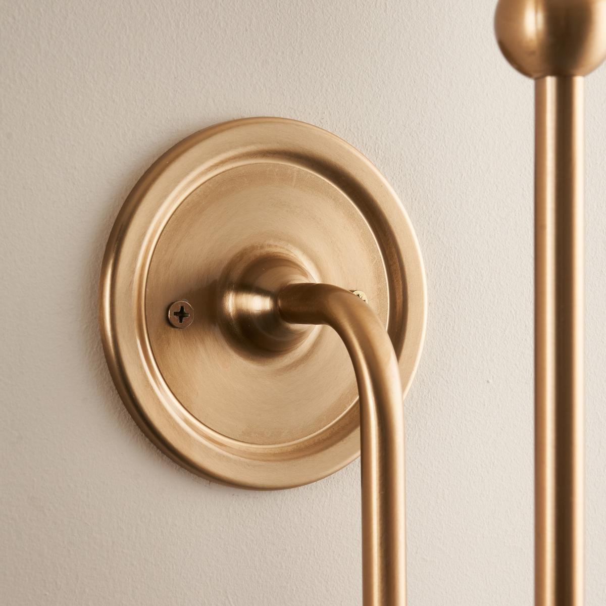 Santiago Wall Light Fitting - Aged Brass – image 5