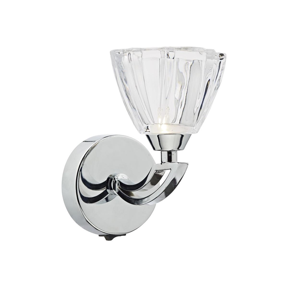 dar lighting VIT0750 Vito Single Wall Bracket Polished Chrome