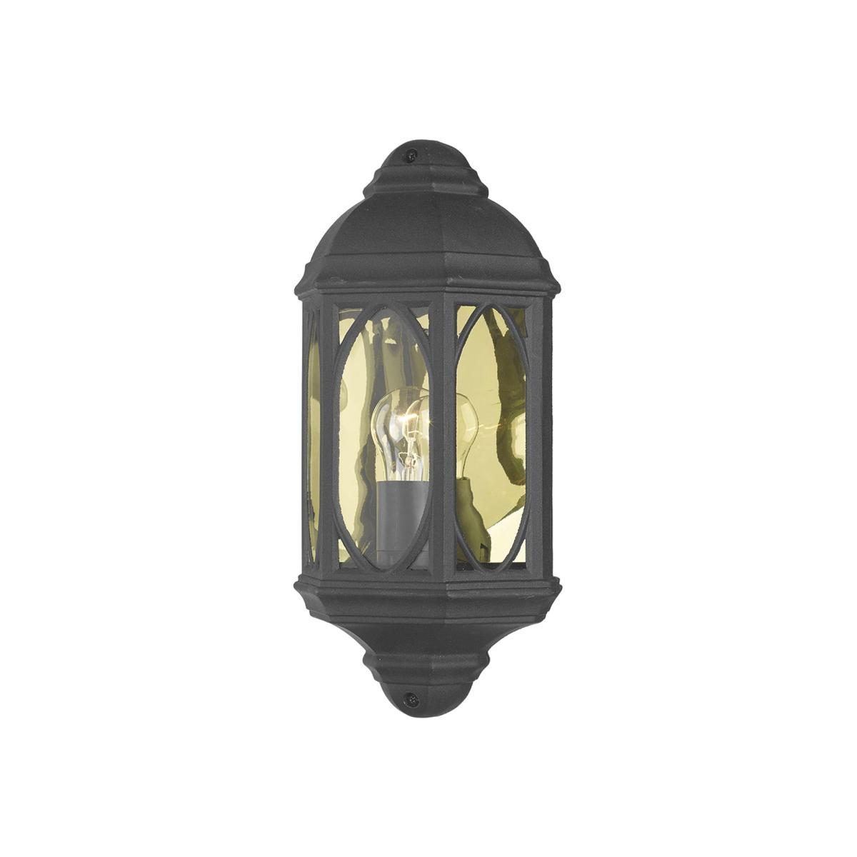 dar lighting TEN2122 Tenby Wall Light Black IP43