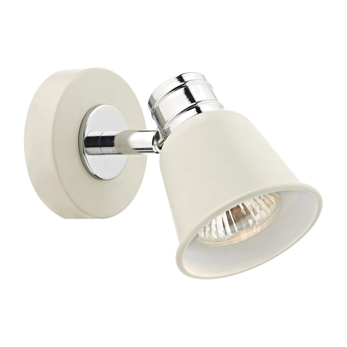dar lighting FRY0733 Fry Single Wall Bracket Cream