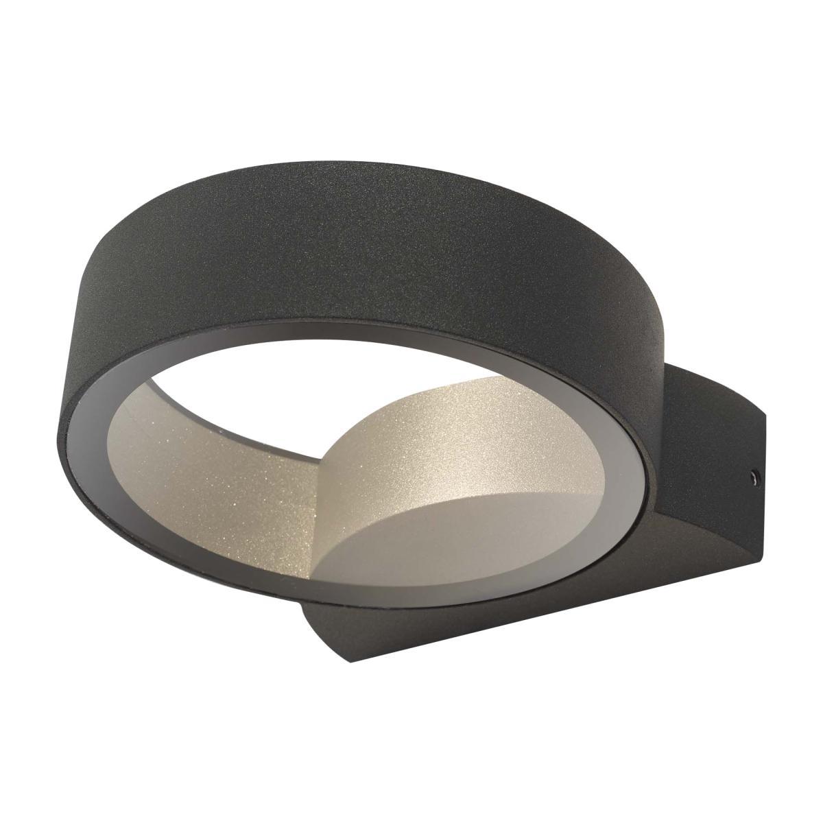 dar lighting REO3239 Reon Round Outdoor LED Up and Down LED Wall Light IP65