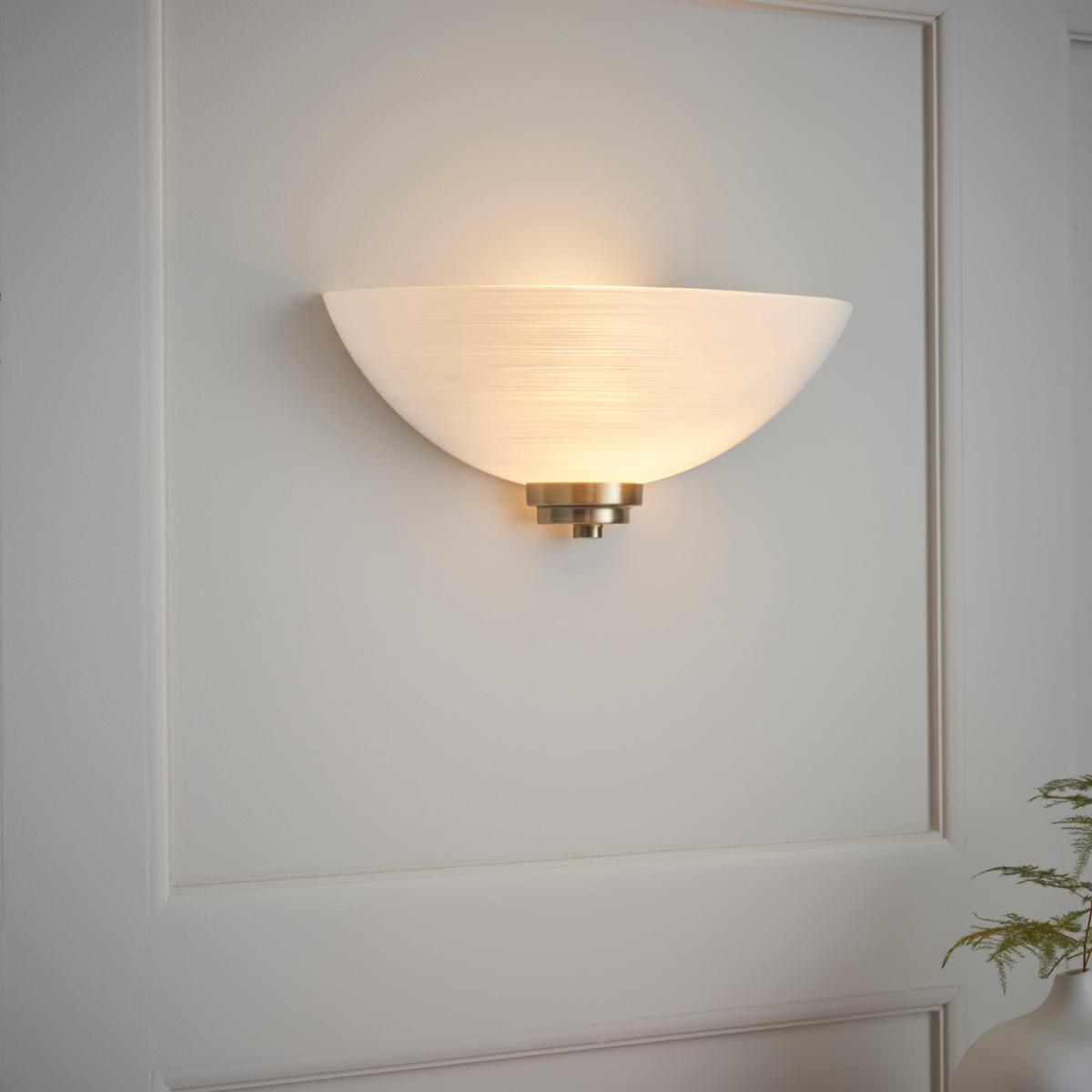 Welles Wall Light - Antique Brass – image 1