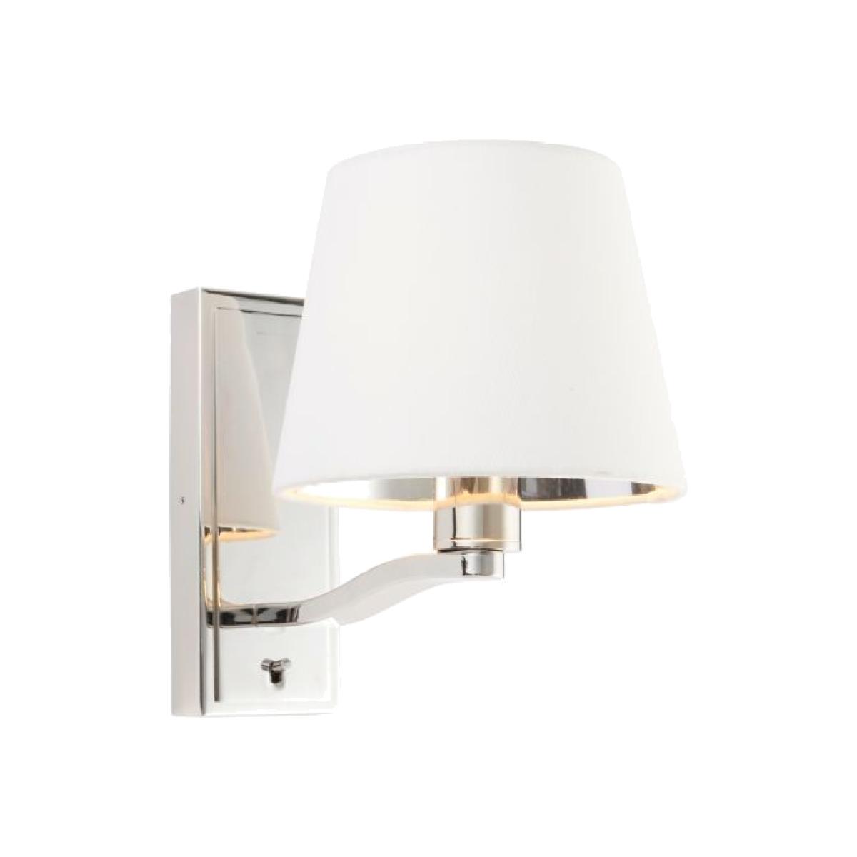 Hendrix 1 Light Small Wall Light - Silver