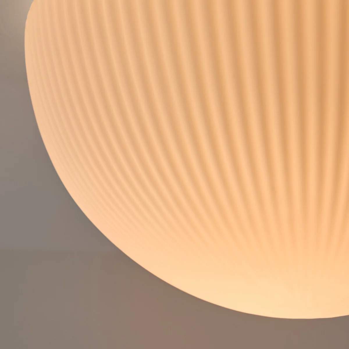 Loulou Ceiling Or Wall Light in Grooved Opaline Glass, Diameter 33cm – image 3