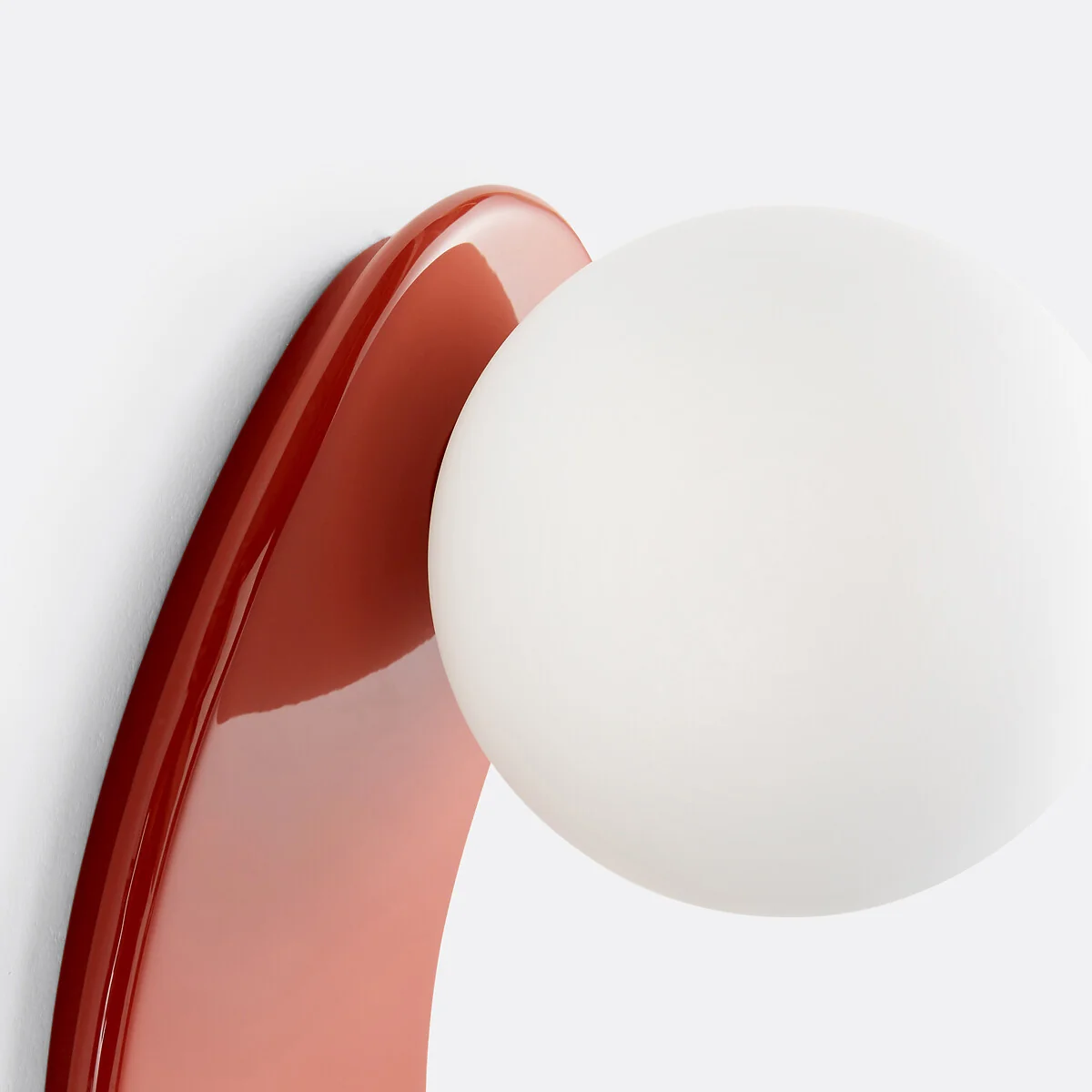 Soleo Metal & Opaline Double Wall Light – image 4