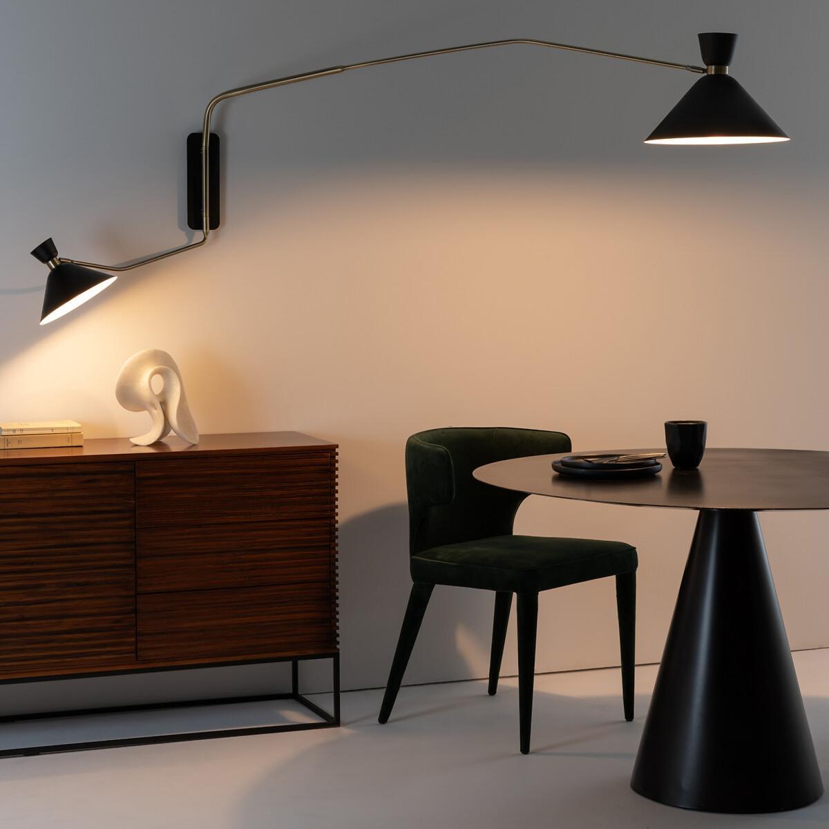 Zoticus XL Double Wall Light in Aged Brass – image 5