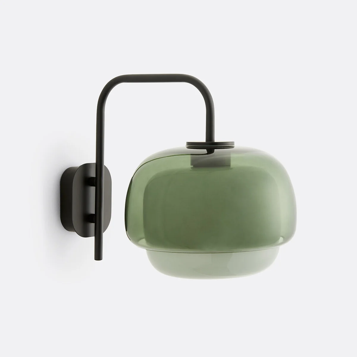 Kinoko Coloured Glass and Metal Wall Light – image 2