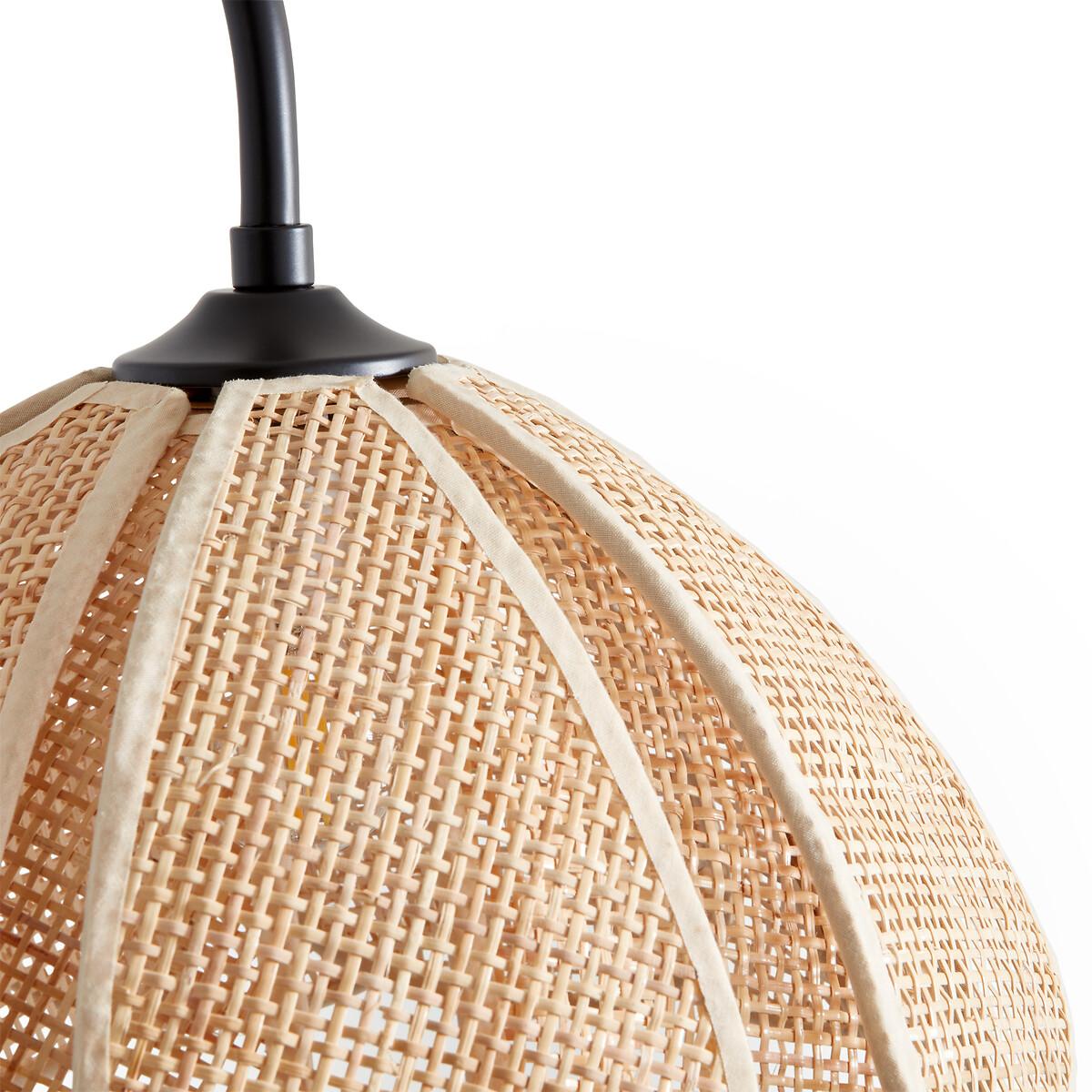 Lola Rattan & Metal Petal Wall Light – image 3