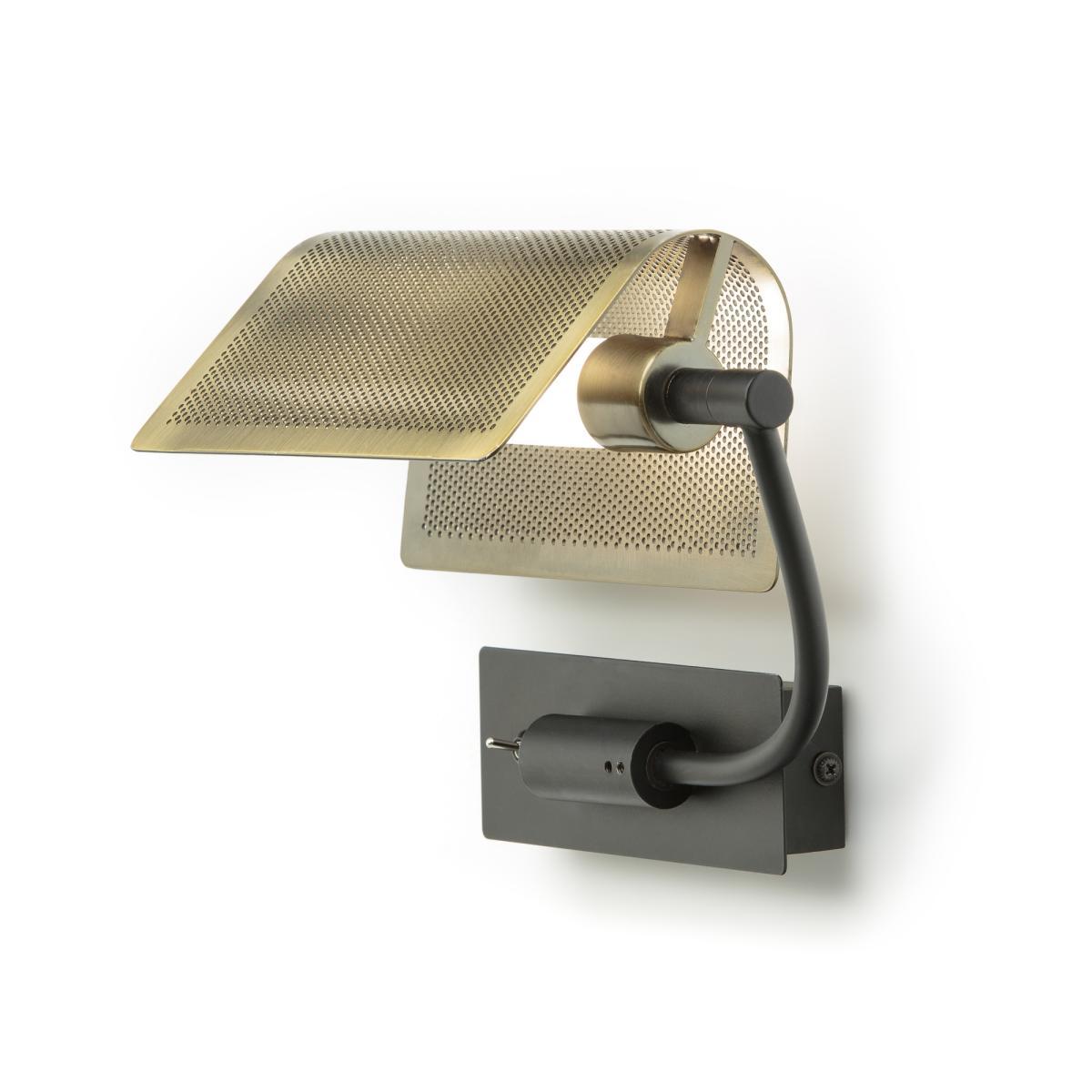 Darja Contemporary Wall Light in Perforated Metal – image 2