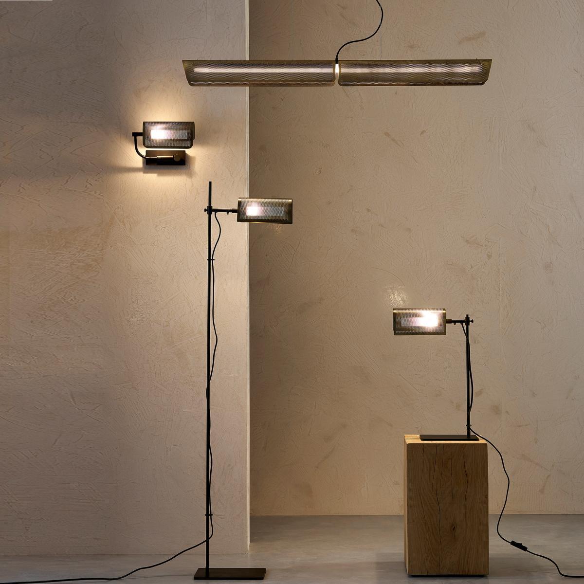 Darja Contemporary Wall Light in Perforated Metal – image 7