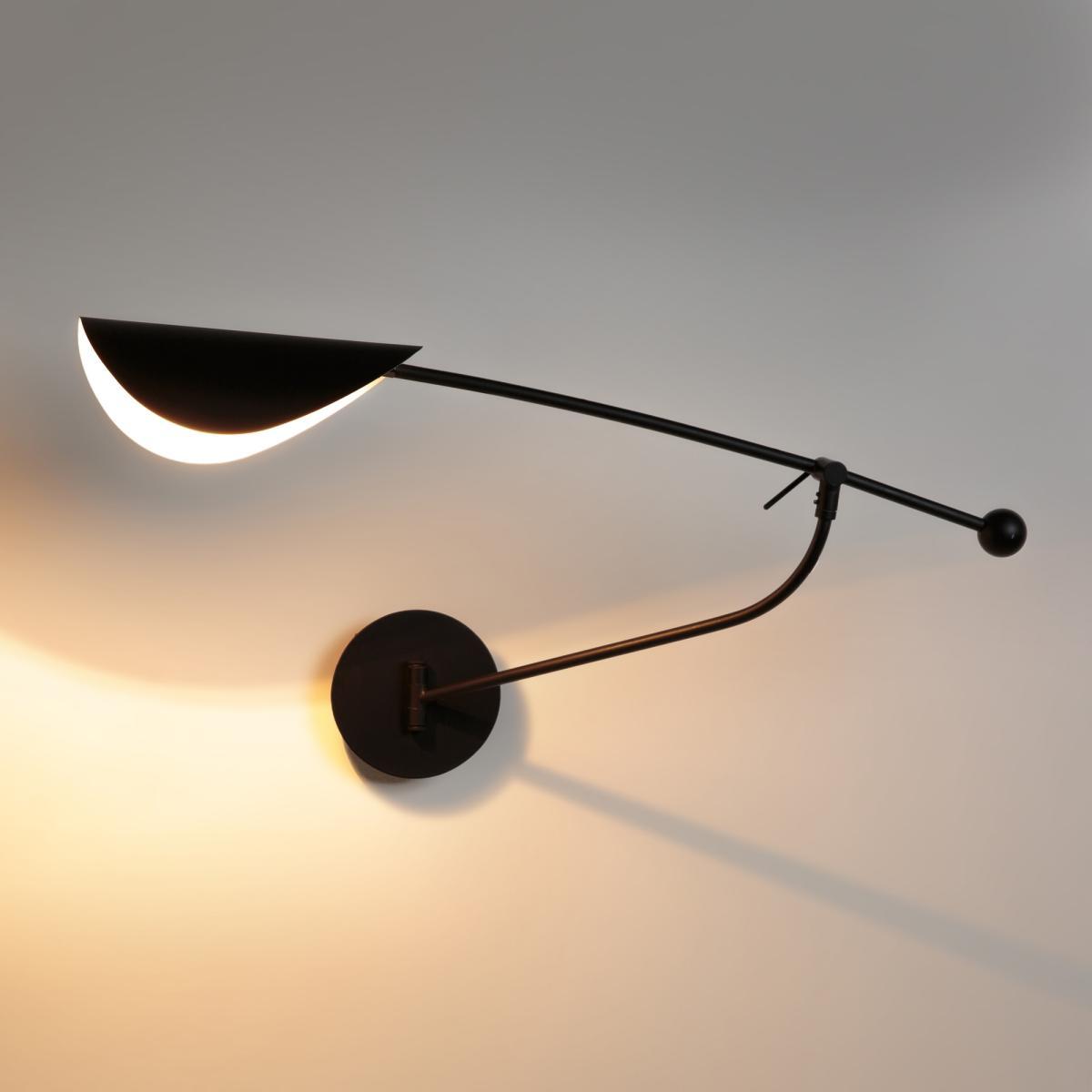 Funambule Adjustable Contemporary Metal Wall Light – image 2