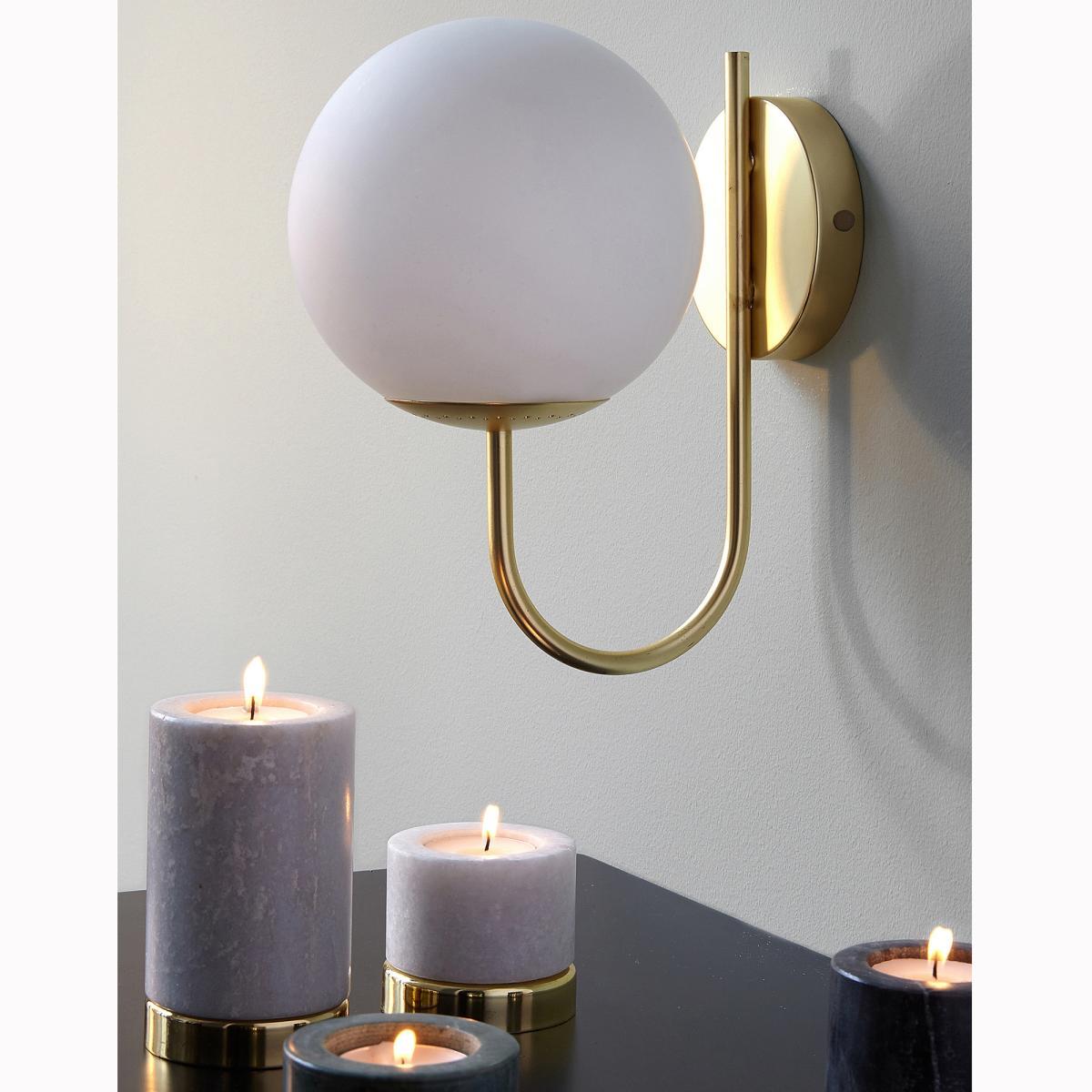 Moricio Wall Light in Glass & Metal – image 6