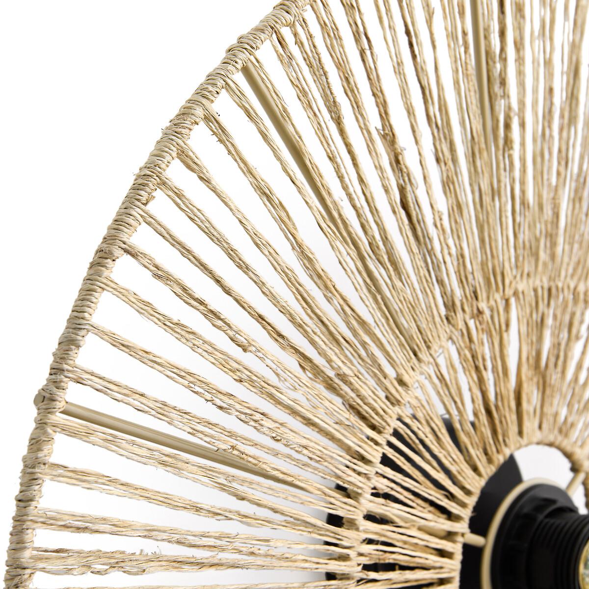 Yaku 50cm Diameter Round Hemp Wall Light – image 3