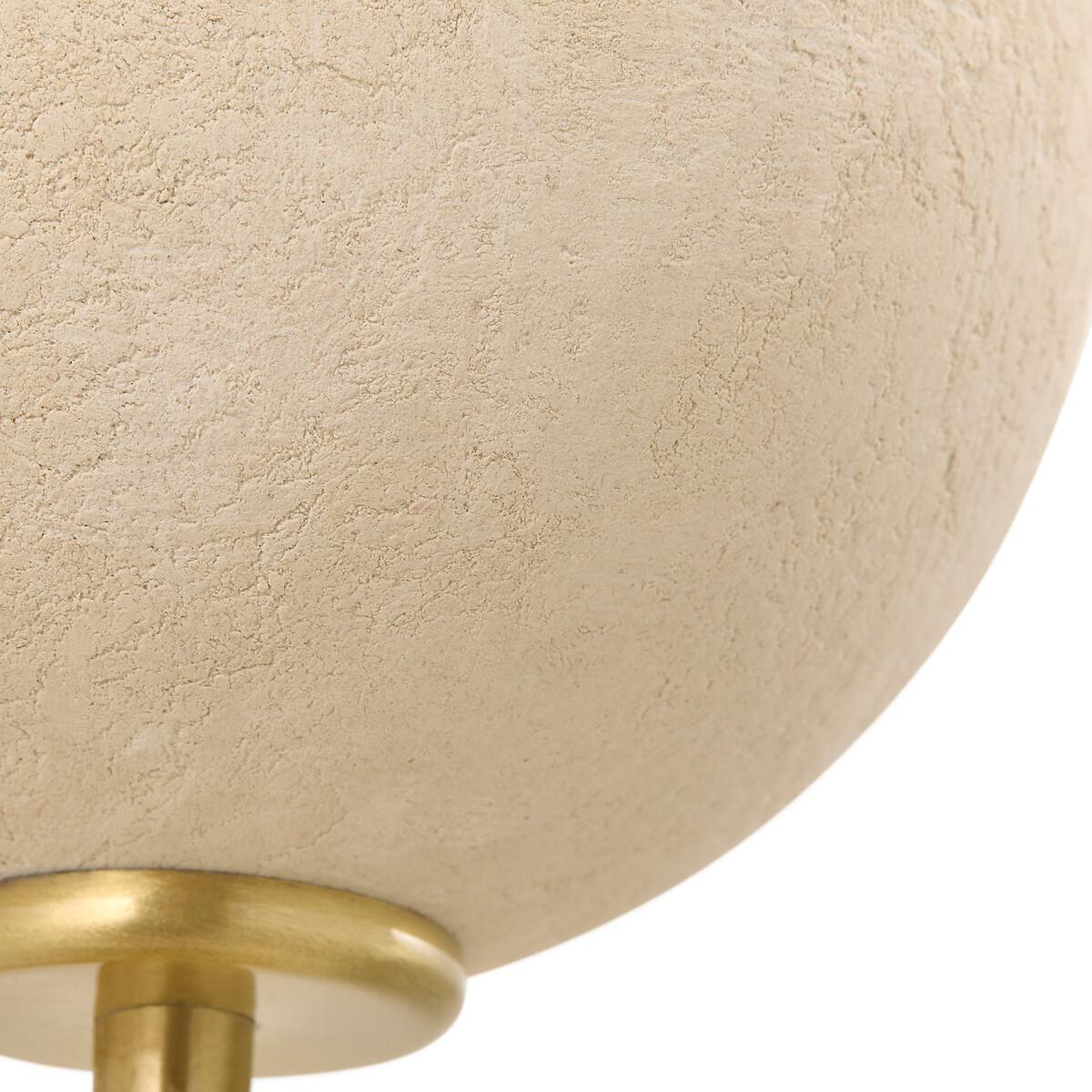 Bolodia Paper Mâché Effect & Brass Wall Light – image 3